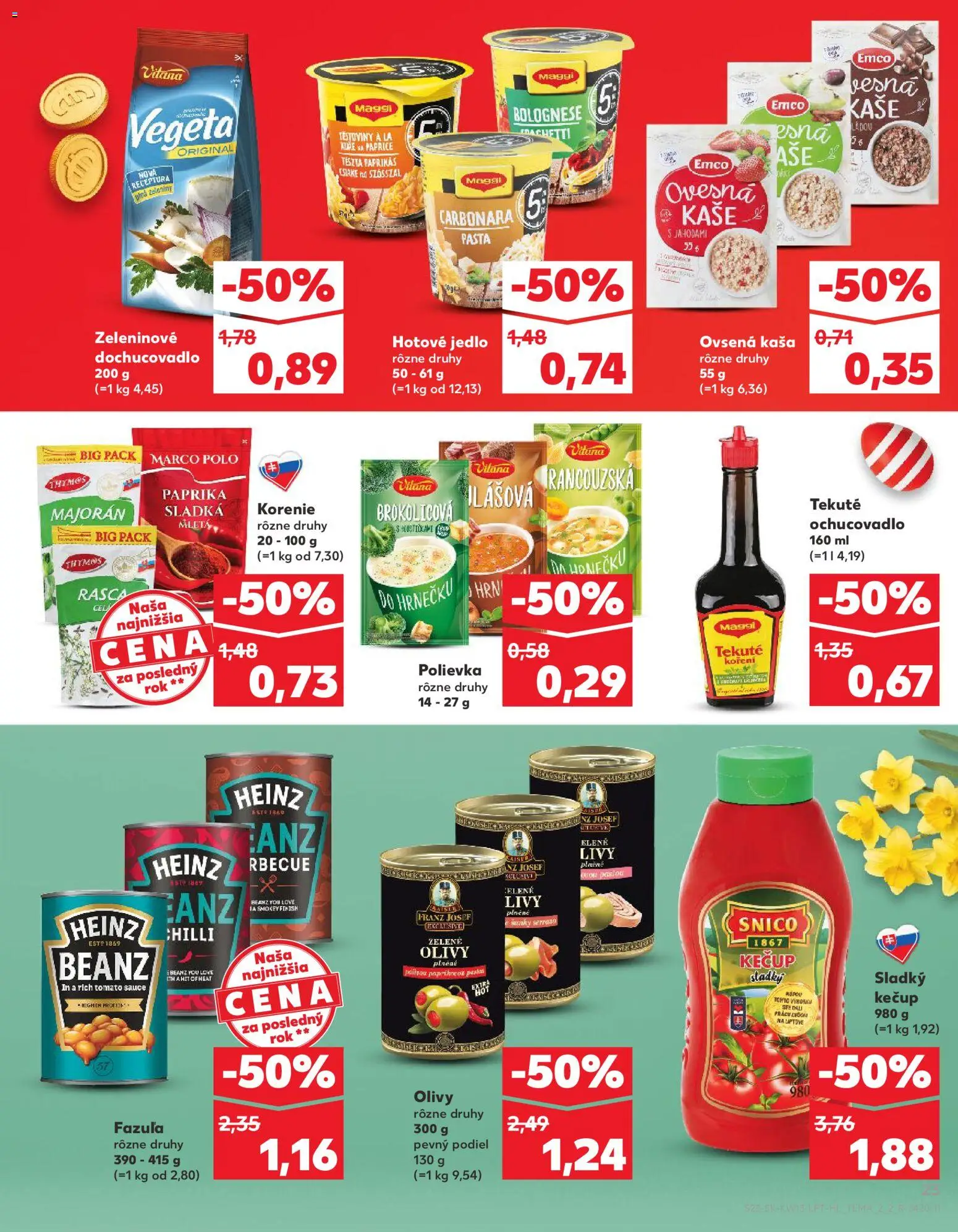Nové Kaufland akcie – leták je platný od 26.03.2026 | Strana: 23 | Produkty: Protein, Fazuľa, Kečup, Majorán