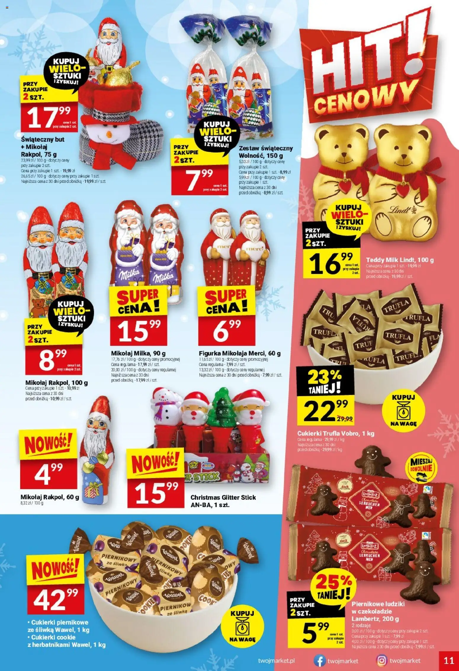 Twój Market Gazetka od 12.11.2025 | Strona: 11 | Produkty: Merci, Milka, Cukierki