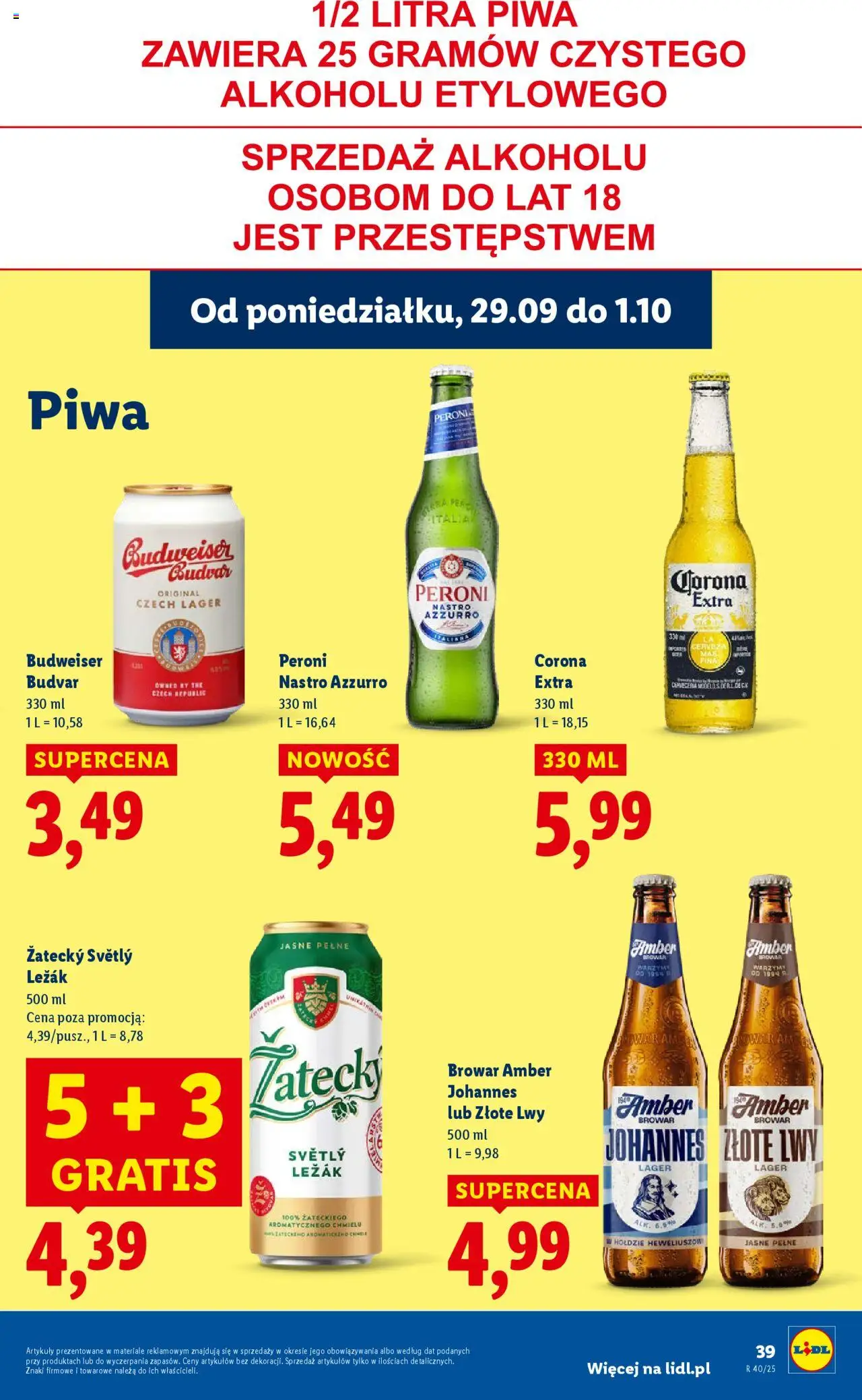 Lidl Gazetka od 29.09.2025 | Strona: 43 | Produkty: Leżak, Warzywa