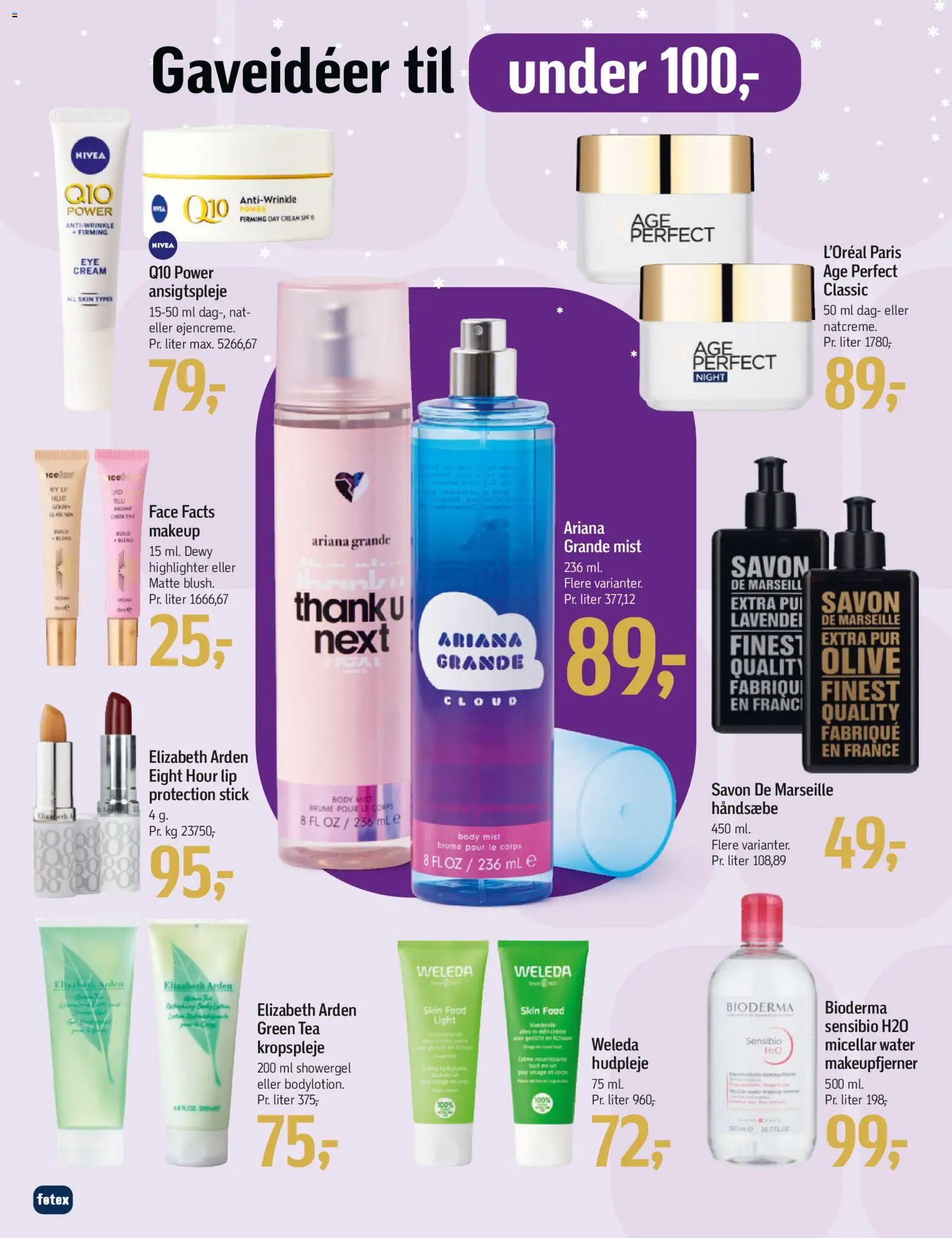 Føtex tilbudsavis – gyldig fra 14.11.2025 | Side: 4 | Produkter: Makeup, Creme, Måtte