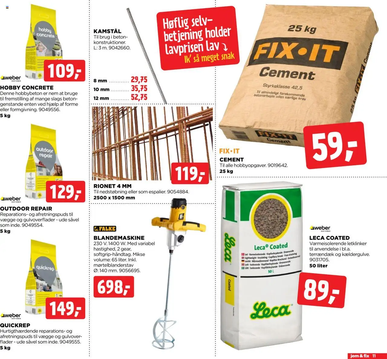 Jem & fix Tilbudsavis gyldig fra 03.08.2025 | Side: 11 | Produkter: Søm