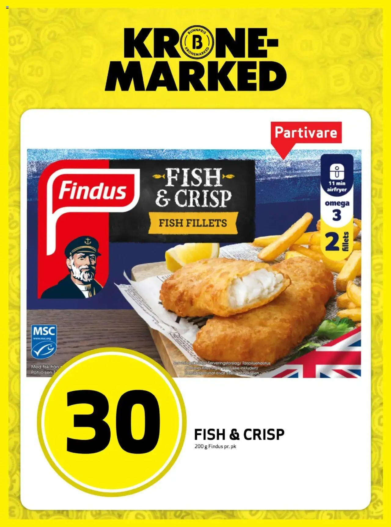 {H1} | Side: 11 | Produkter: Fisk, Airfryer, Pommes frites