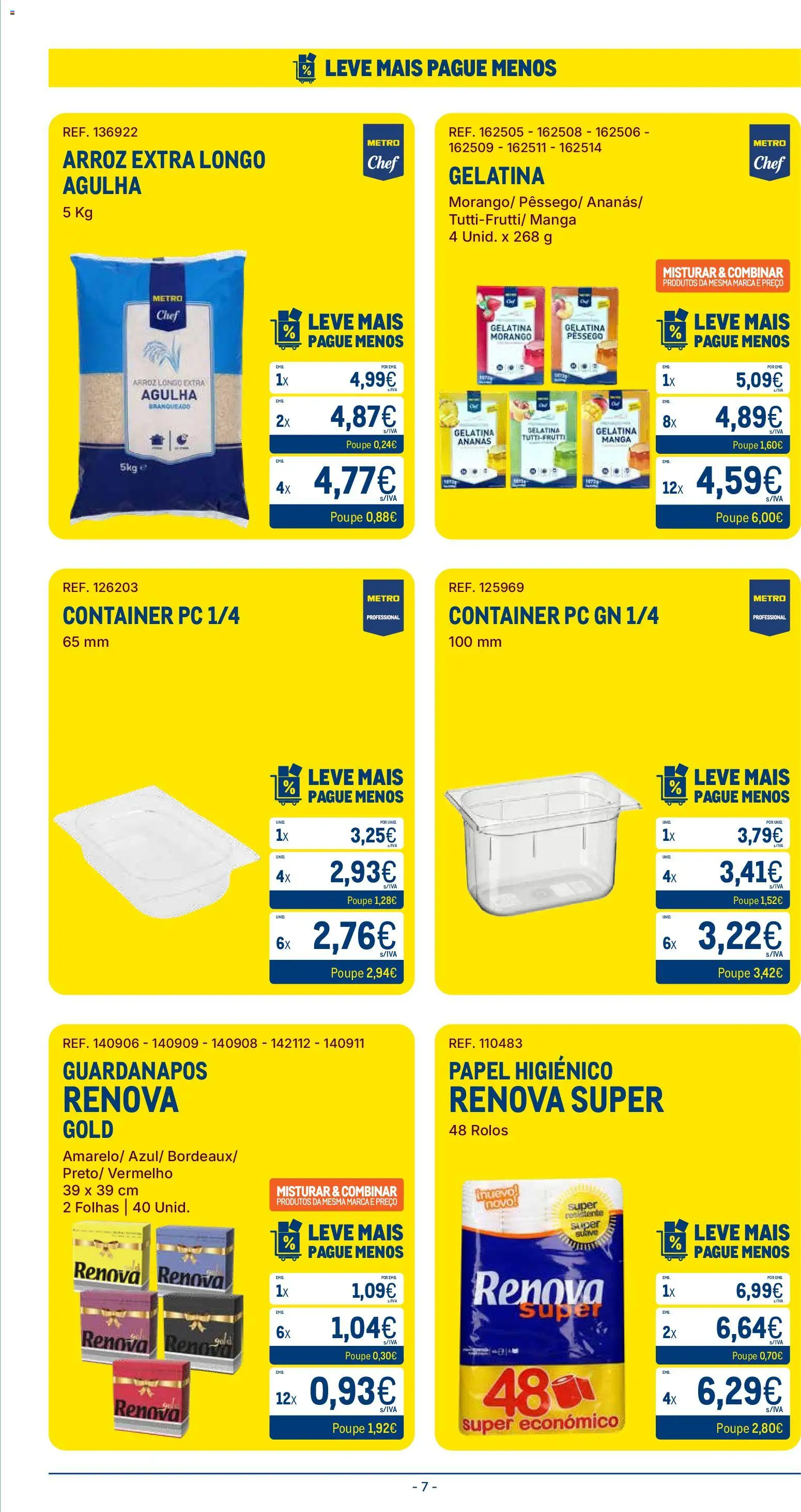 Makro folheto │ válido de 03.02.2026 | Página: 7 | Produtos: PC, Gelatina, Guardanapos, Arroz