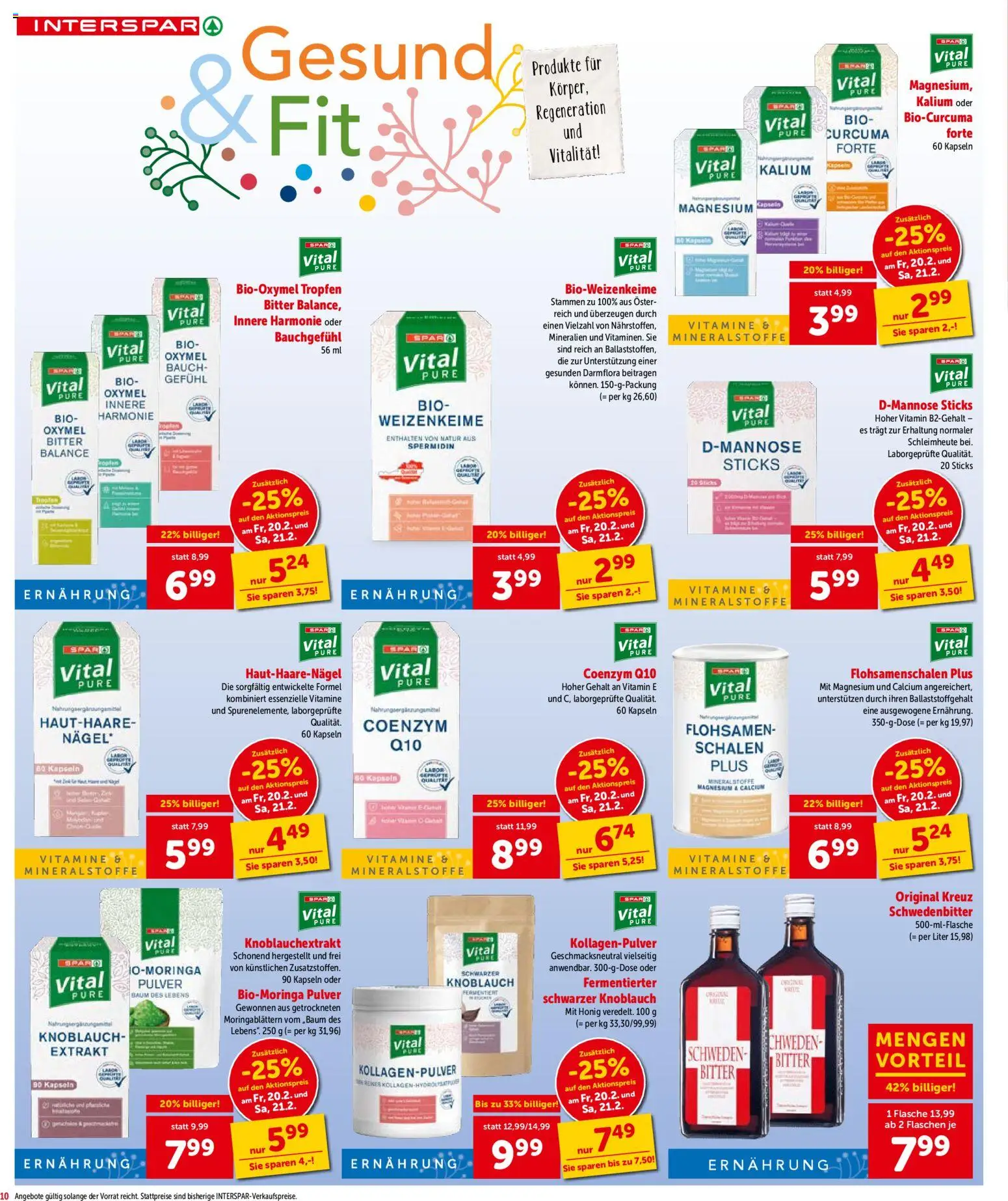 Interspar Flugblatt - Niederösterreich gültig ab 19.02.2026 | Seite: 10 | Produkte: Knoblauch