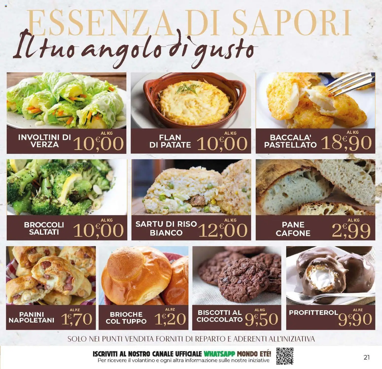 Volantino Eté del 02.12.2025 | Pagina: 21 | Prodotti: Pane, Riso, Patate, Broccoli