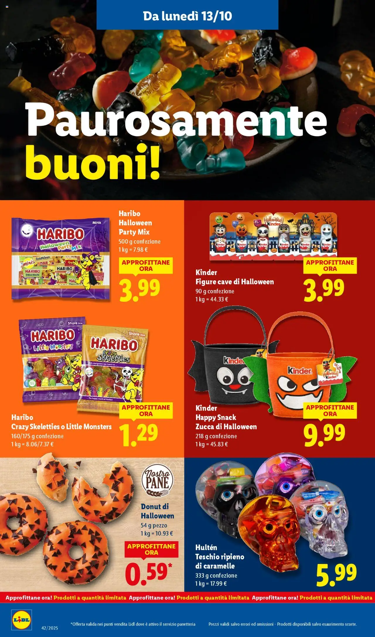 Volantino Lidl del 13.10.2025 | Pagina: 26 | Prodotti: Pane, Caramelle, Zucca, The