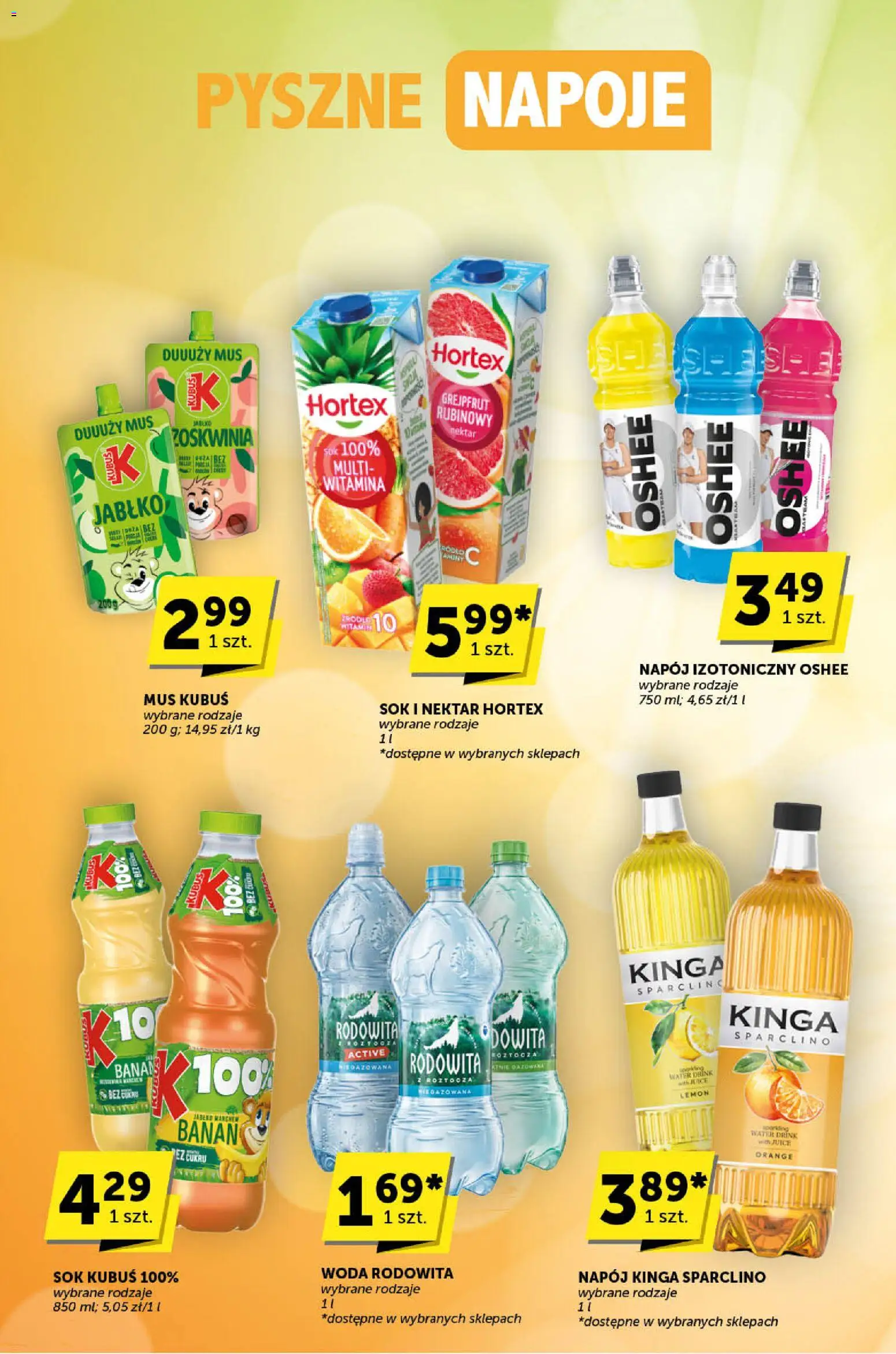 Euro Sklep Gazetka - Katalog od 19.02.2026 | Strona: 22 | Produkty: Napoje, Sok, Banan, Woda