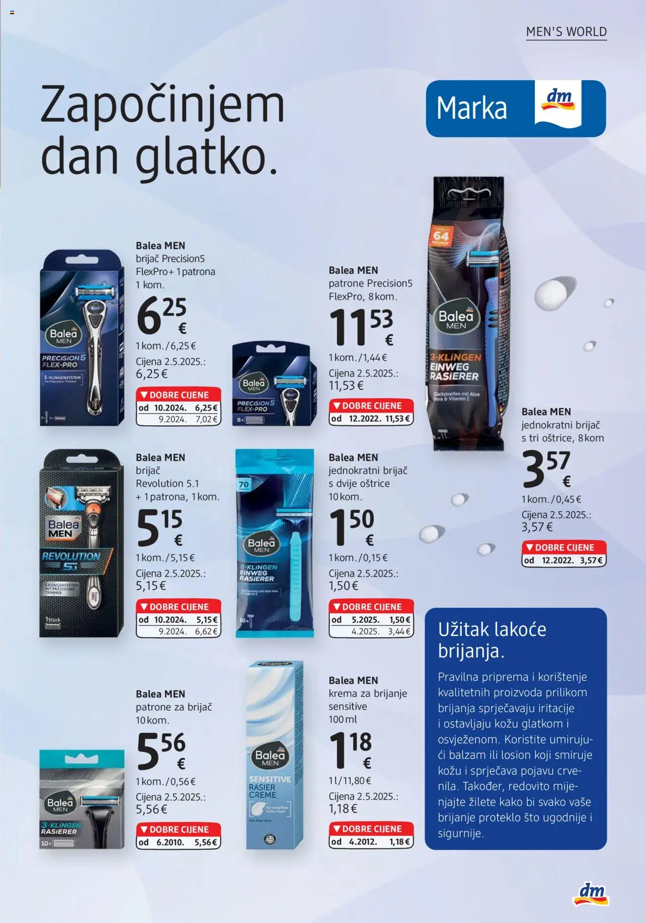DM katalog | vrijedi od 01.08.2025 | Stranica: 17 | Proizvodi: Brijač, Krema