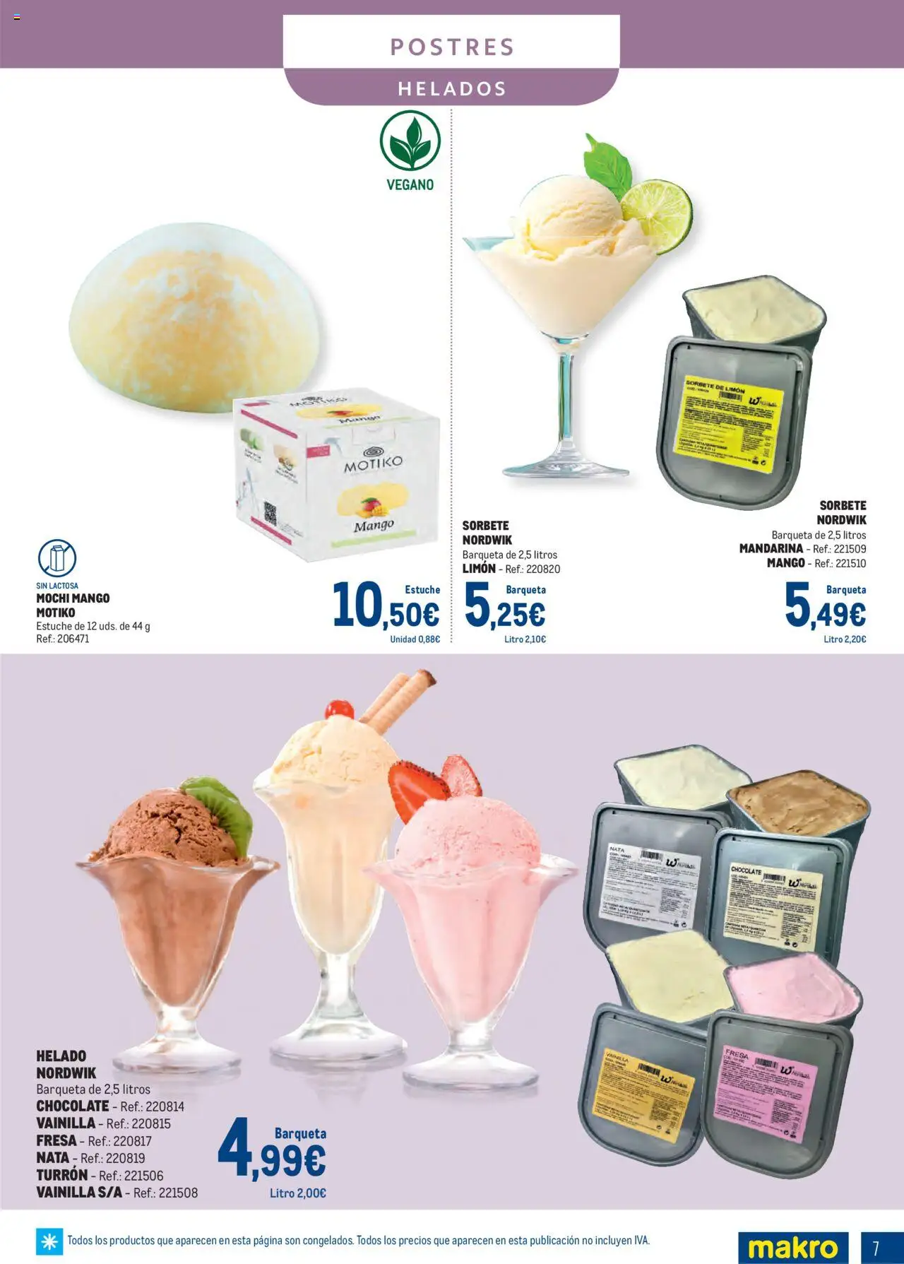 Makro - Congelados Centro │ válido desde el 04.08.2025 | Página: 7 | Productos: Chocolate, Helado, Ρούτερ
