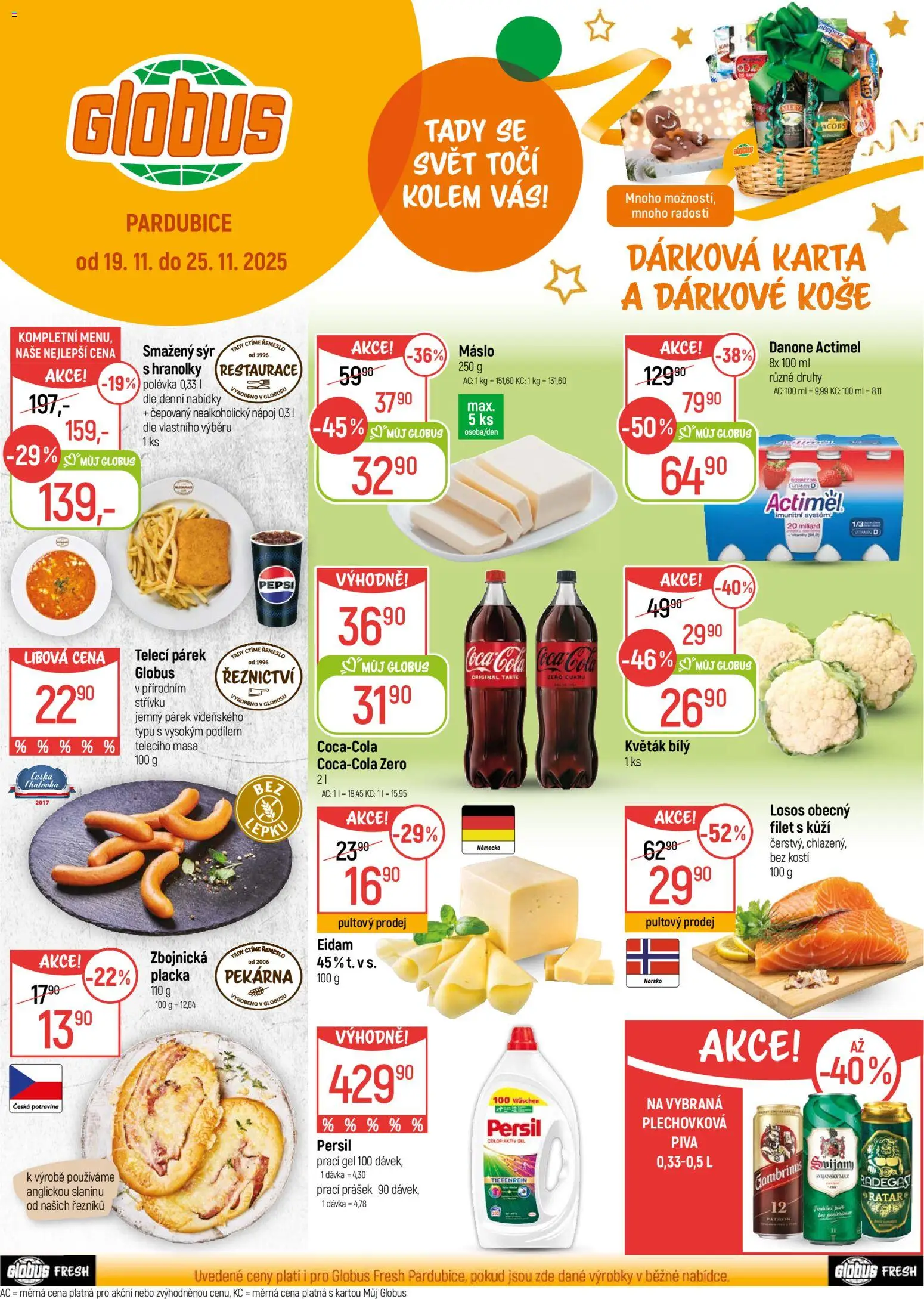 Globus leták - Pardubice od 19.11.2025 | Strana: 1