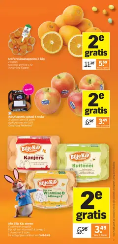 Blije Kip eieren Kanjers, Vrije uitloop eieren - Voorbeeld van een folder van Albert Heijn, geldig van 30.03.2026 | Pagina: 3 | Producten: Kip, Vitamine D, Kan, Schaal