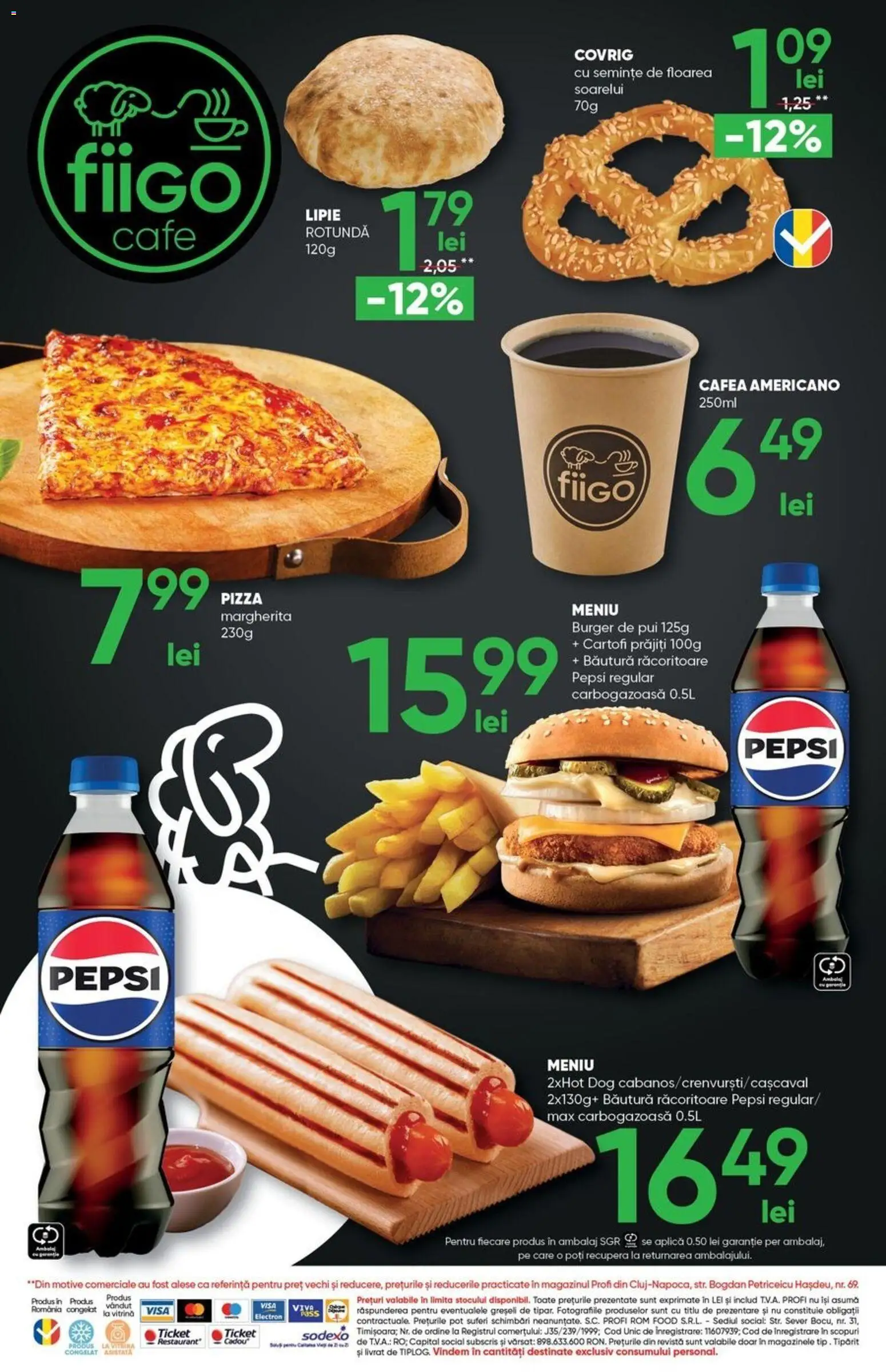 Noul catalog Profi – valabil de la 21.01.2026 | Pagină: 6 | Produse: Vitrină, Cafea, Cartofi, Bant