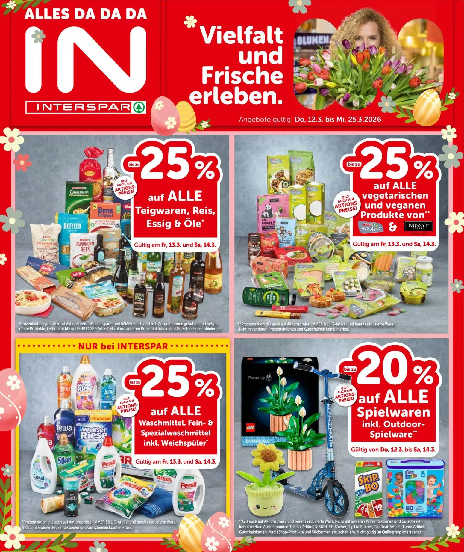 Interspar Flugblatt - Steiermark gültig ab 12.03.2026 | Seite: 1 | Produkte: Fertiggerichte, Reis