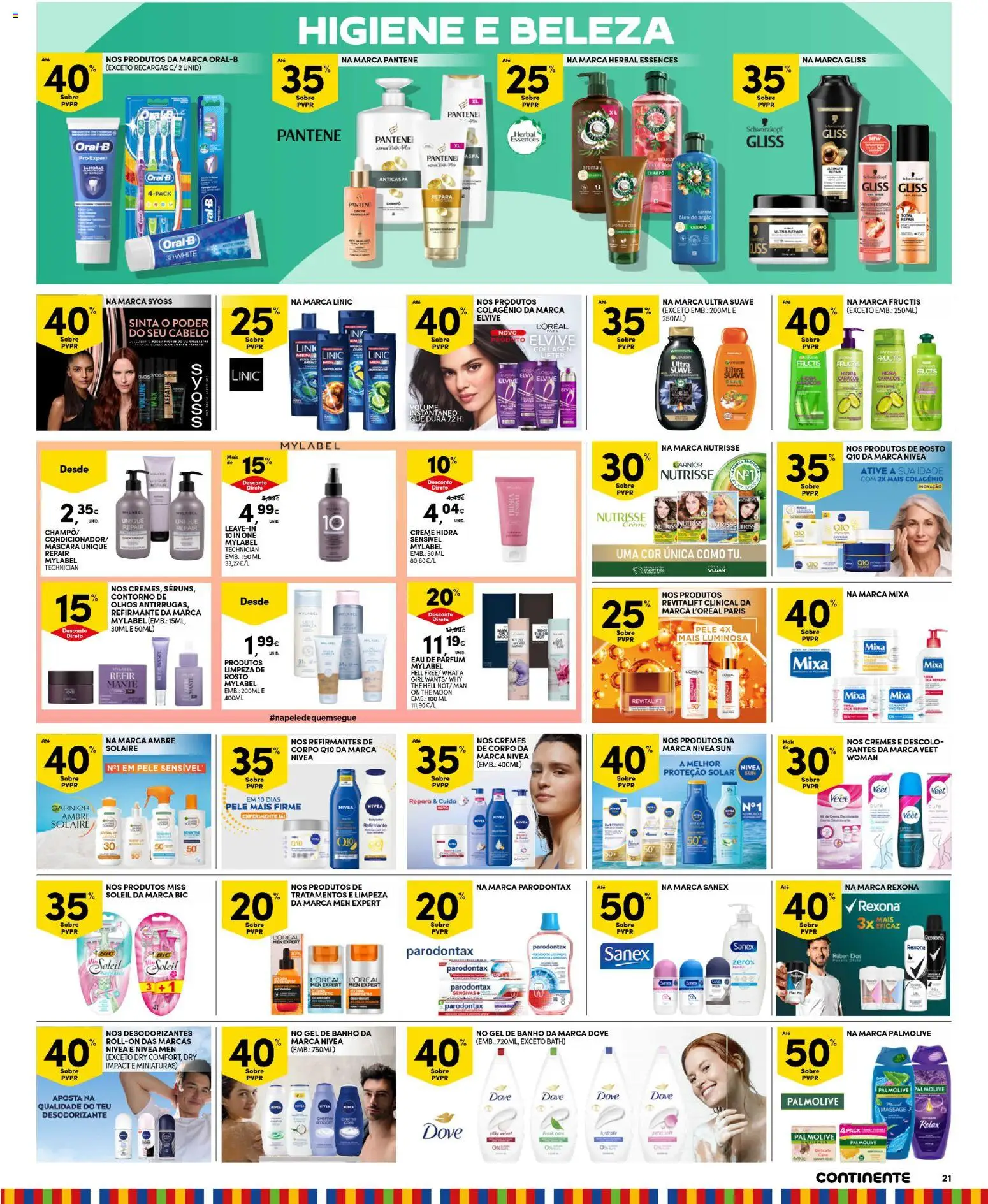 Continente Madeira │ válido de 21.04.2026 | Página: 21 | Produtos: Perfume, Gel de banho, Banho, Creme