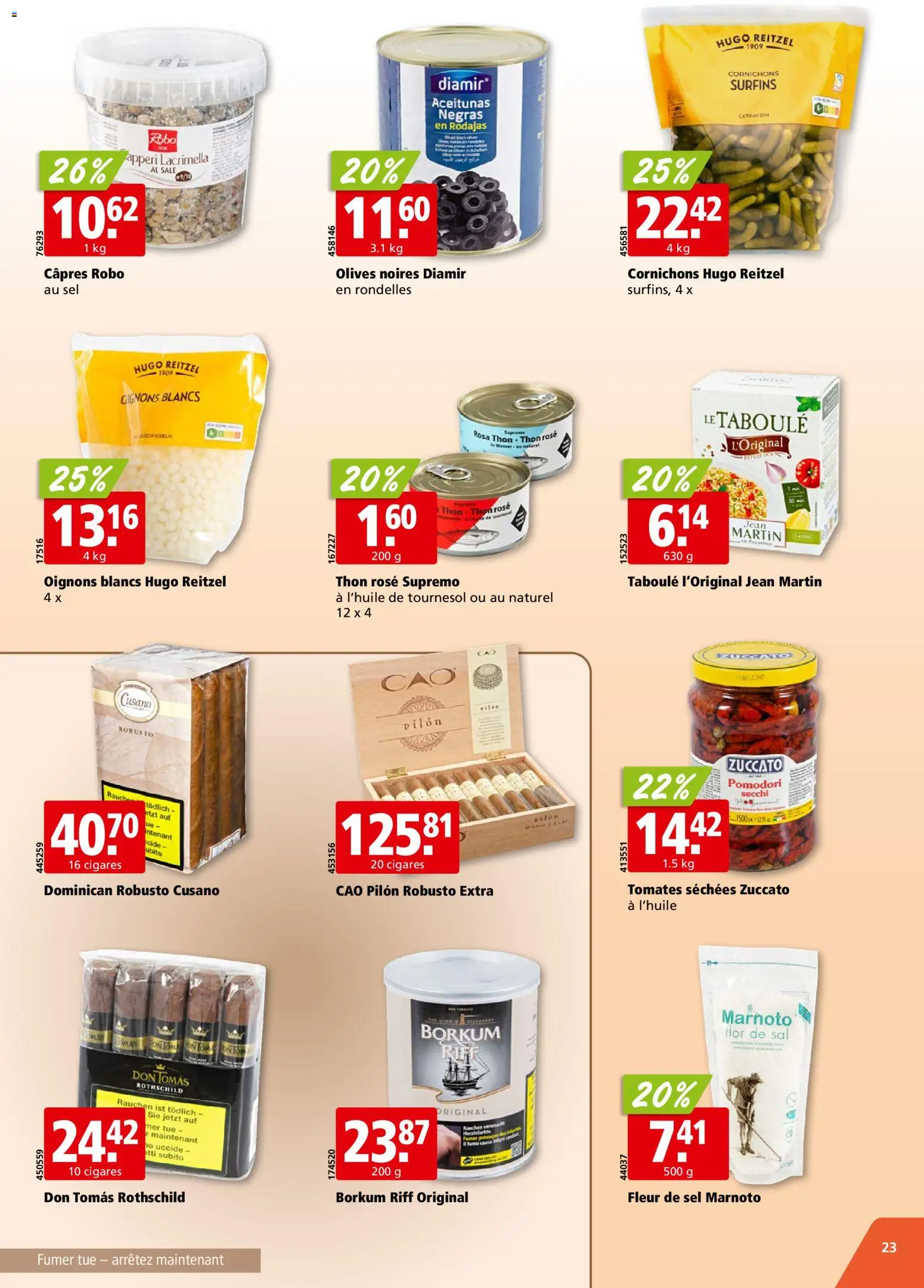 Aligro aktionen Chavannes, Matran, Genève, Sion – gültig ab 06.04.2026 | Seite: 23