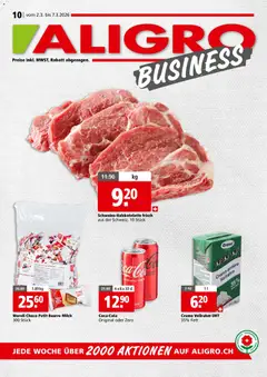 Aligro aktionen Business Chavannes, Matran, Genf, Sitten ab 02.03.2026 gültig