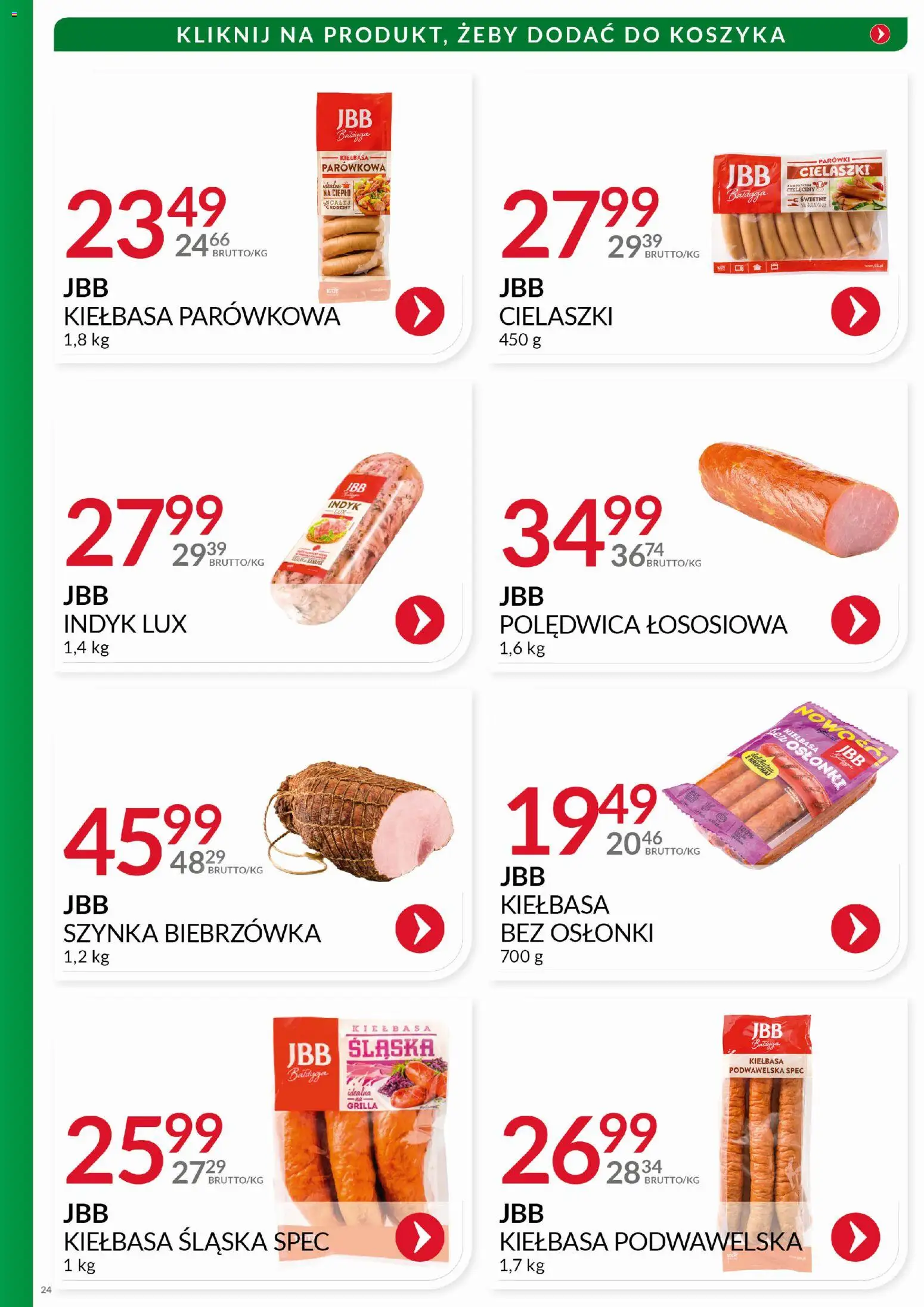 Eurocash Gazetka - Katalog Wędlin od 01.11.2025 | Strona: 24