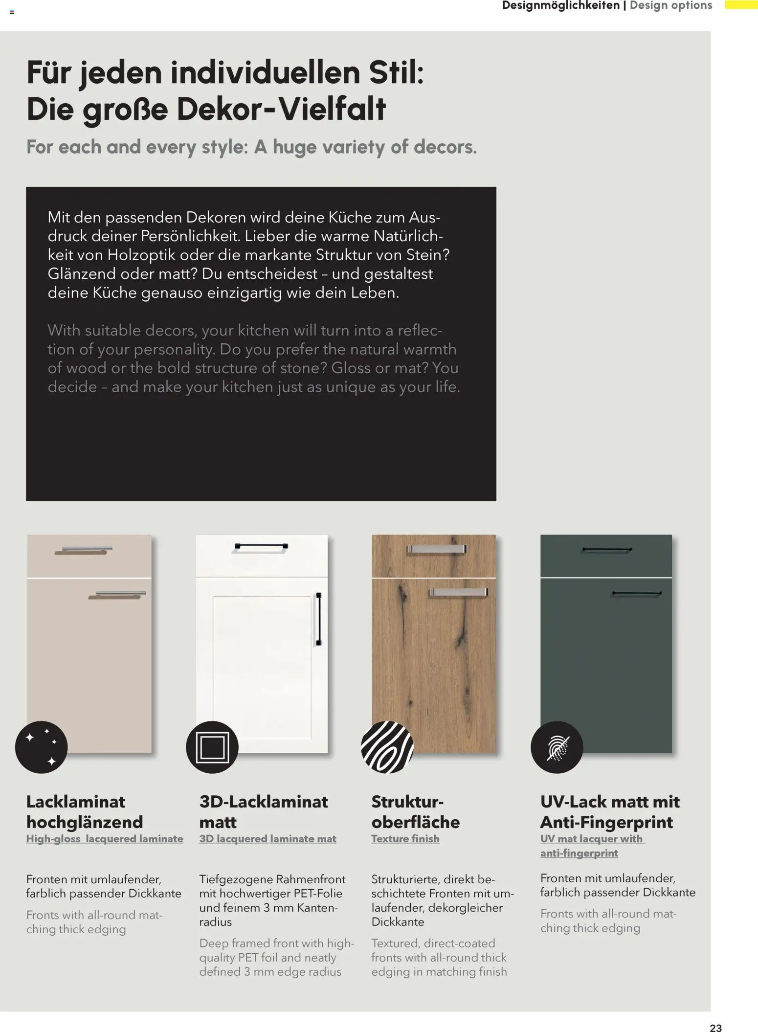 Ostermann Habemat Küchenprospekt 2026 – gültig ab 01.01.2026 | Seite: 23 | Produkte: Küche, Finish