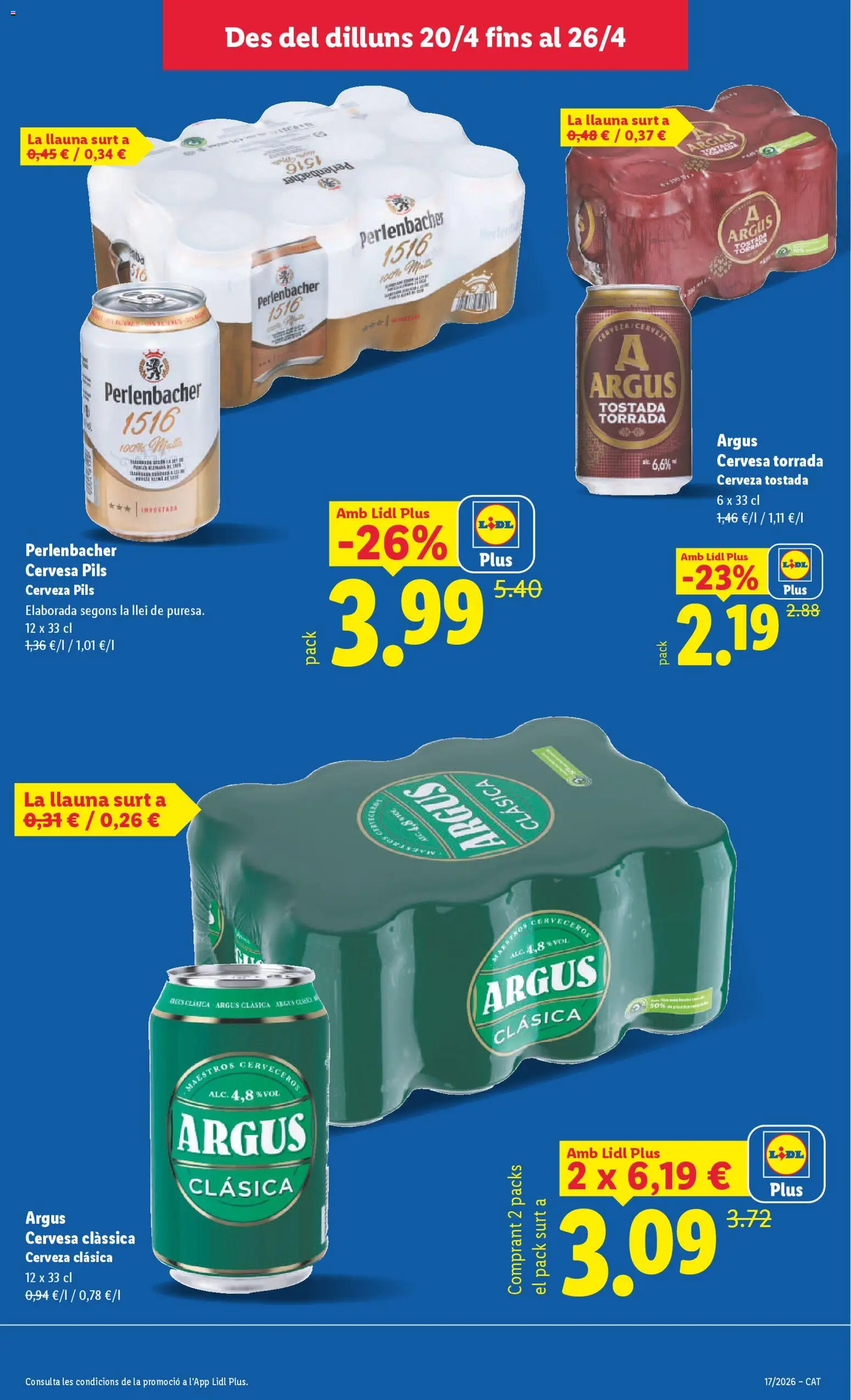 Lidl folleto │ válido desde el 20.04.2026 | Página: 21 | Productos: Cerveza