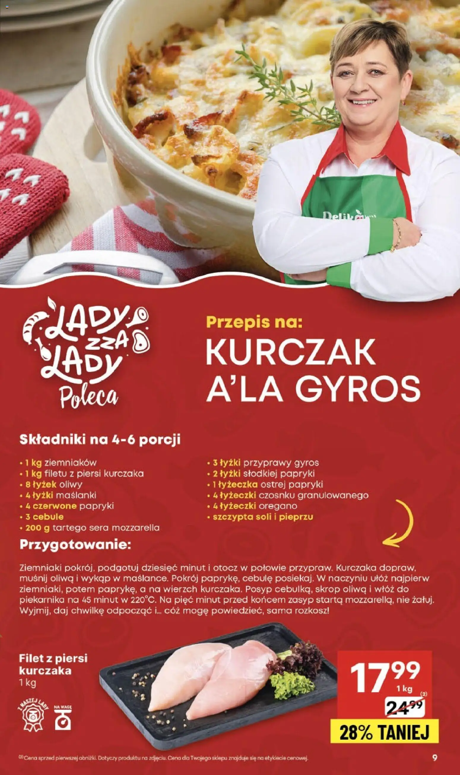 Delikatesy Centrum Gazetka - Sklepy Własne od 04.12.2025 | Strona: 9 | Produkty: Piersi, Filet z piersi kurczaka, Ziemniaki, Cebule