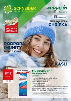 Schneider lekáreň leták platný od 01.01.2026