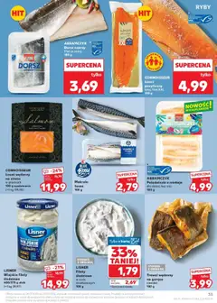 Kaufland gazetka od 24.07.2025 | Strona: 35 | Produkty: Karta, Łosoś, Ryby, Ryba