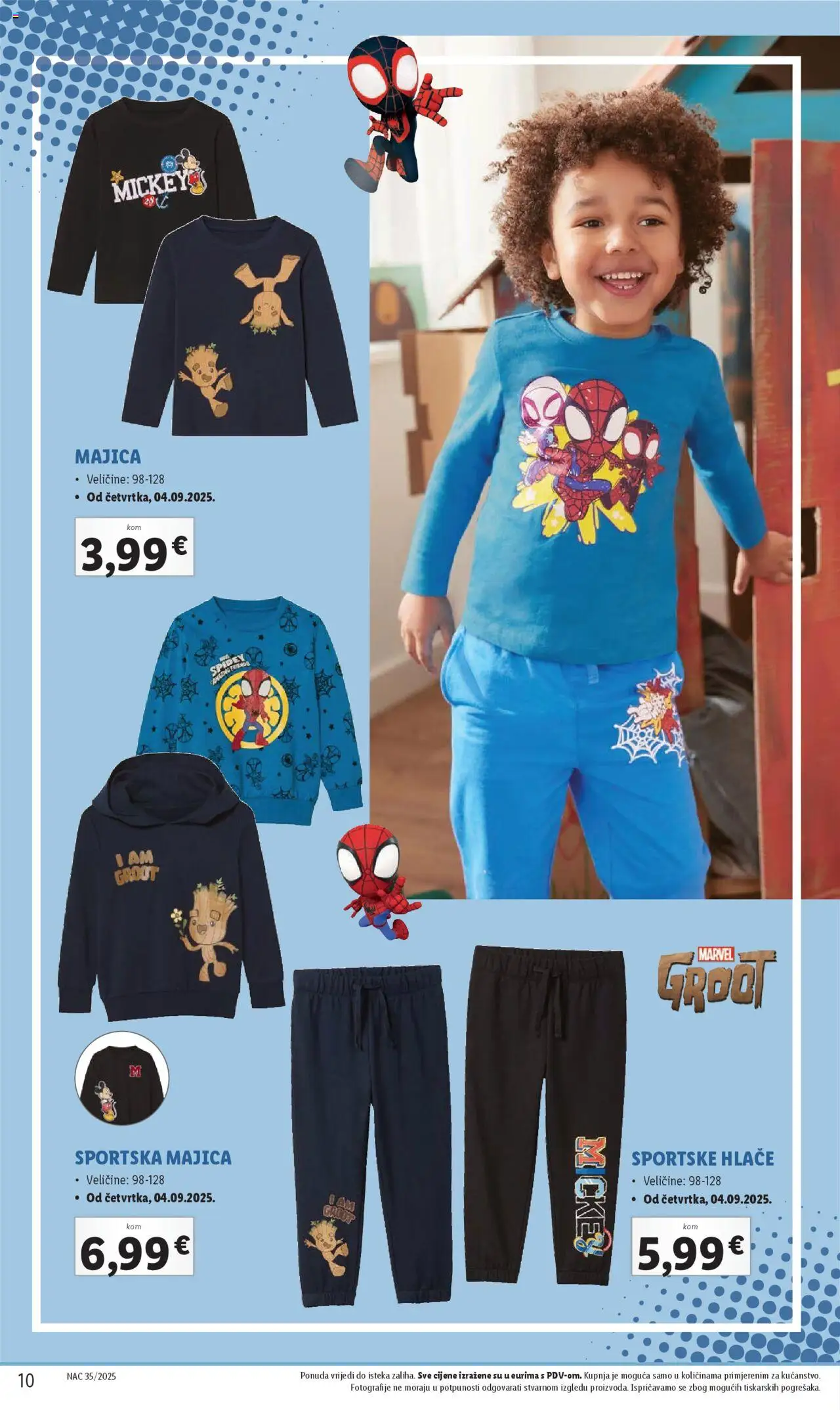 Lidl katalog | vrijedi od 01.08.2025 | Stranica: 10 | Proizvodi: Majica, Hlače