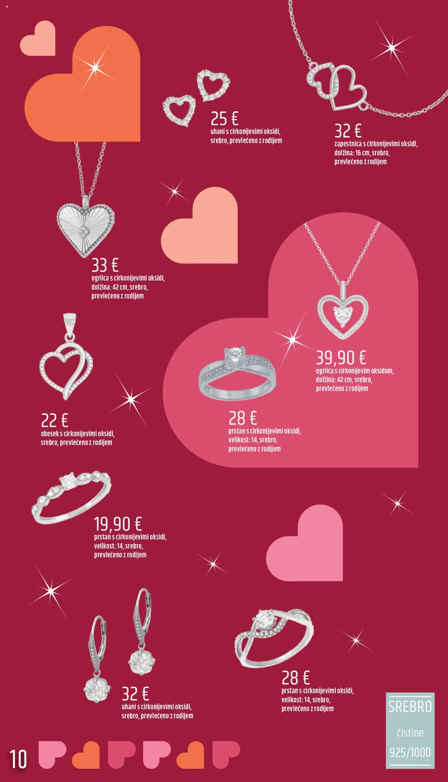 Novi E.leclerc katalog ponudbe – veljaven od 06.02.2026 | Stran: 10 | Izdelki: Zapestnica, Prstan, Uhani