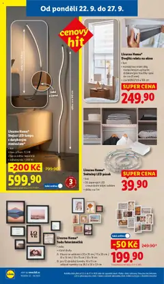 Livarno Home® Světelný LED pásek, kus, 30 úsporných LED, s neutrálním bílým světlem, délka cca 1 m od 22.09.2025 | Strana: 46 | Produkty: LED lampa, Roleta, LED pásek, Stojací LED lampa