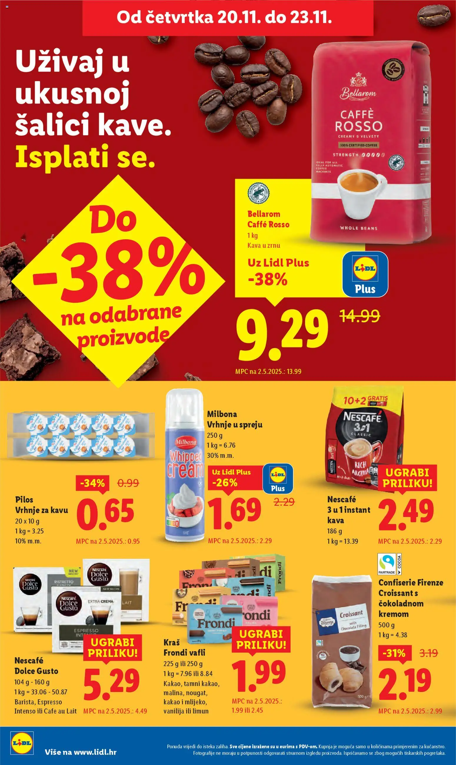 Lidl katalog | vrijedi od 17.11.2025 | Stranica: 86 | Proizvodi: Kava u zrnu, Dolce Gusto, Nescafe, Kava