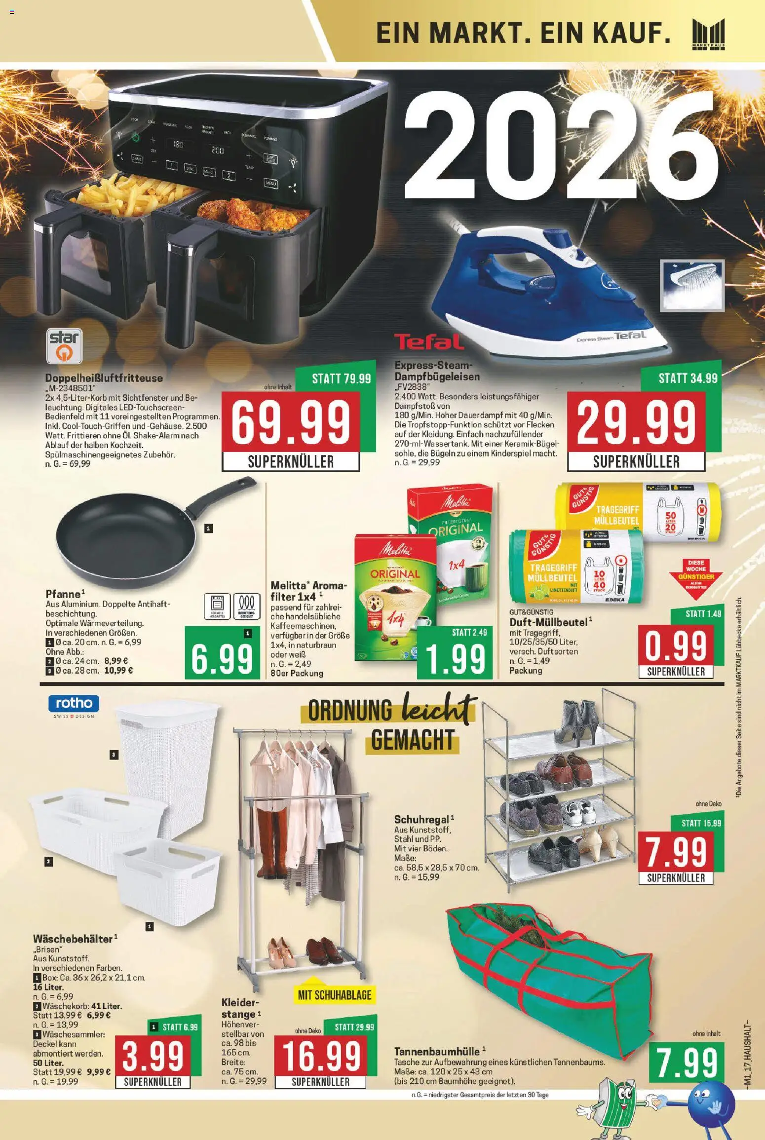 Marktkauf Prospekt 	 – gültig ab 29.12.2025 | Seite: 17 | Produkte: Tasche, Melitta, Schuhregal, Duft