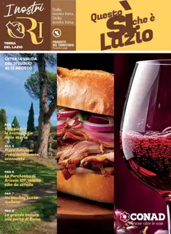 Anteprima del volantino Conad Localismo Lazio catalogo valido a partire dal 31.07.2025