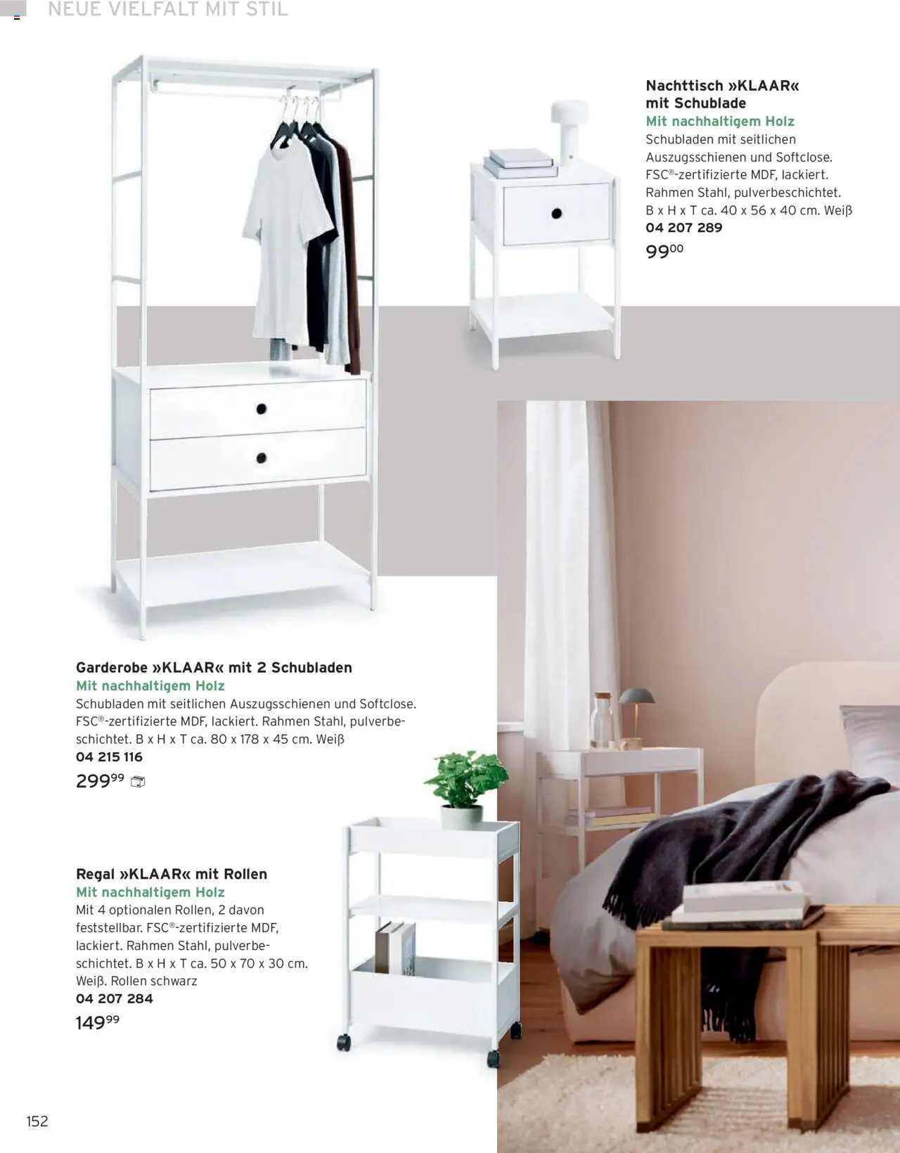 Angebote Tchibo – gültig ab 01.10.2025 | Seite: 152 | Produkte: Nachttisch, Regal