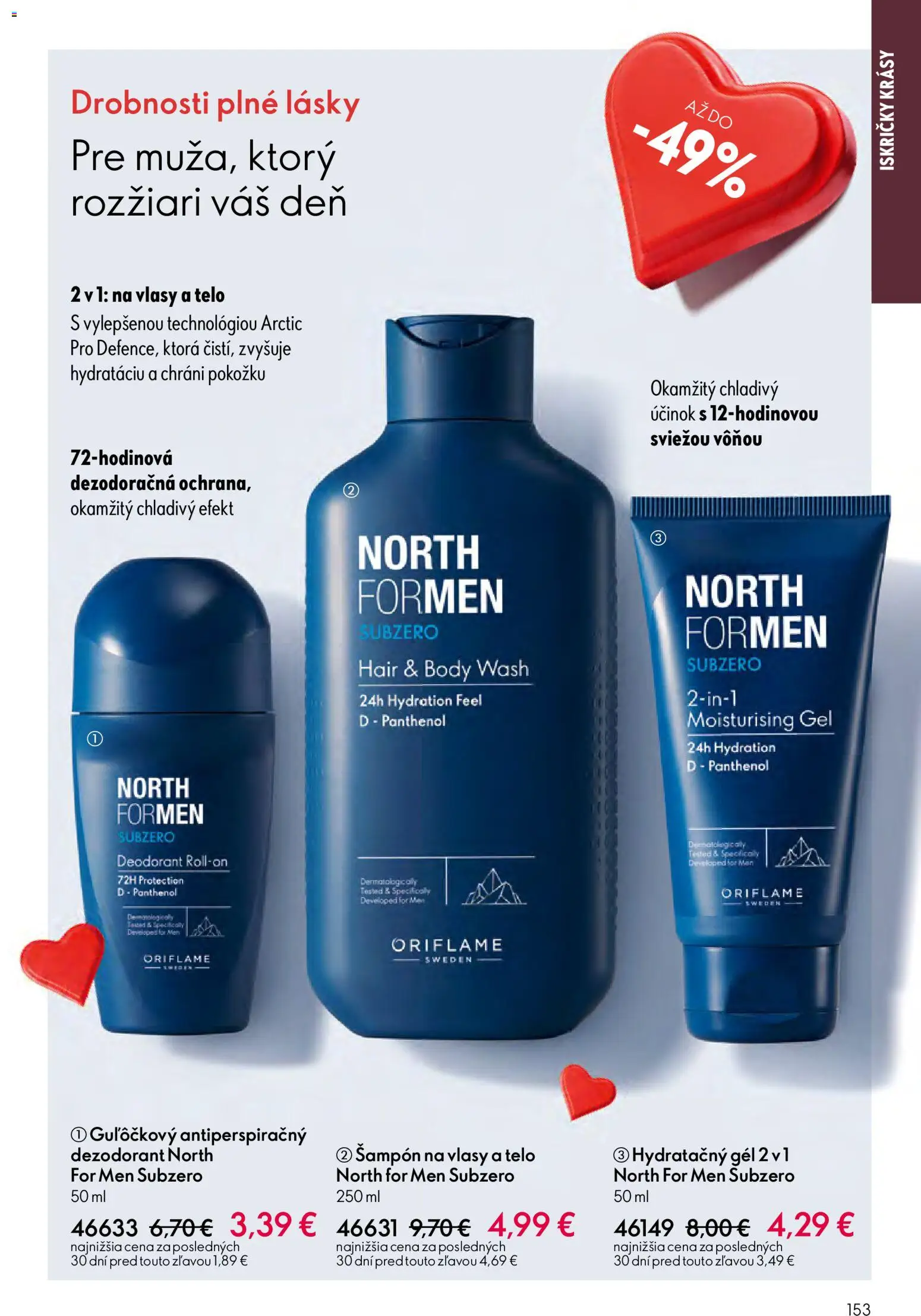 Nové Oriflame akcie – leták je platný od 21.01.2026 | Strana: 153 | Produkty: Šampón, Dezodorant