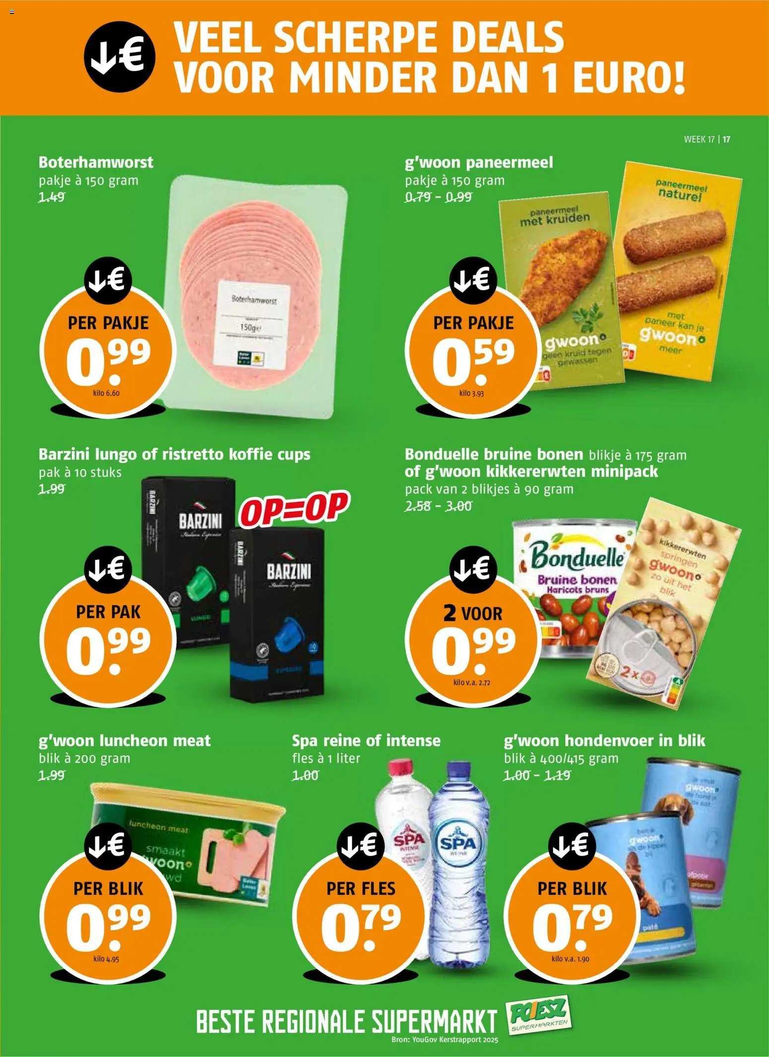 {H1} | Pagina: 17 | Producten: Koffie, Kan, Fles, Kikkererwten