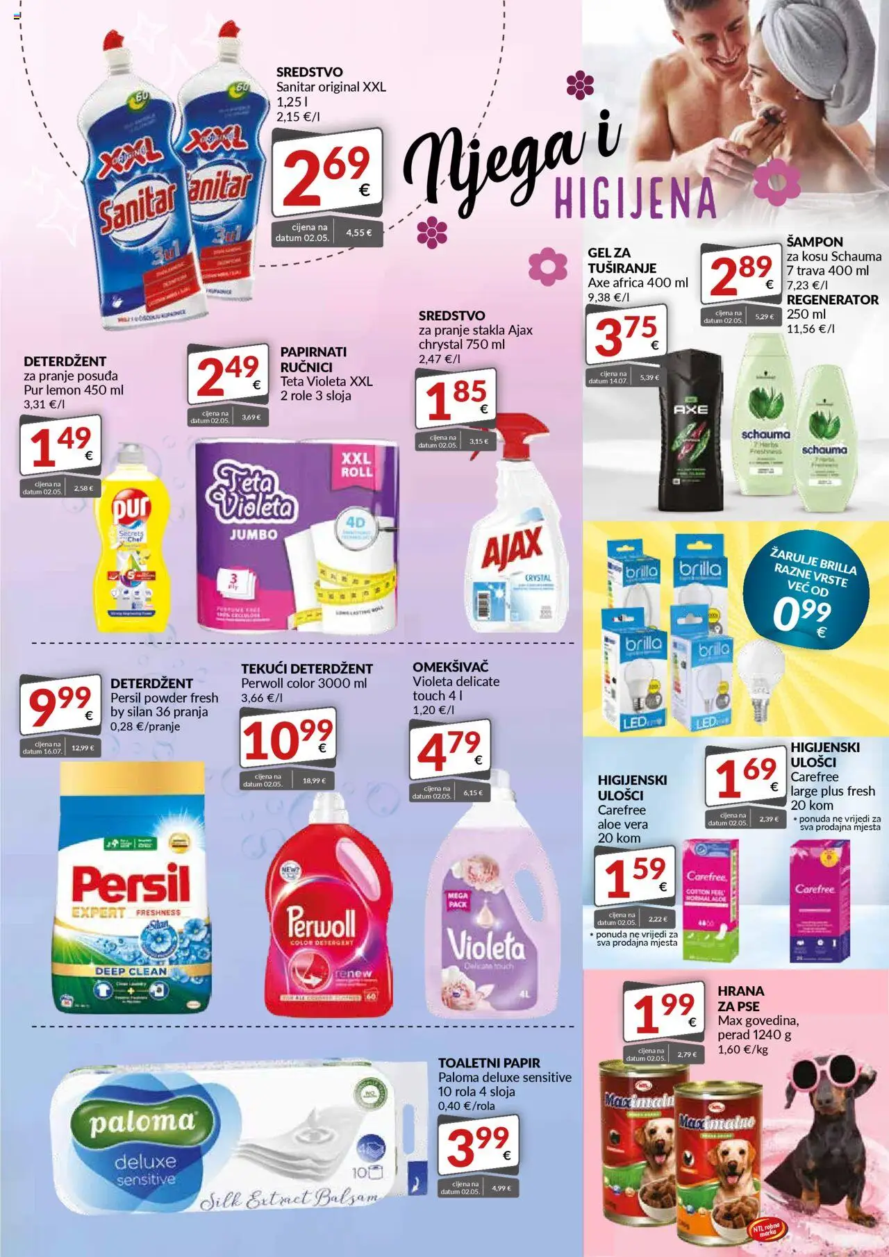 Bakmaz katalog | vrijedi od 28.08.2025 | Stranica: 7 | Proizvodi: Šampon, Hrana za pse, Deterdžent, Violeta