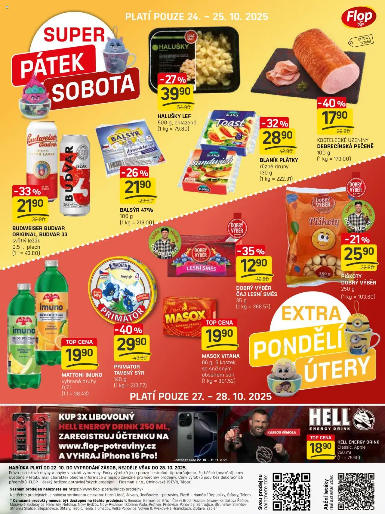 Flop leták - FlopTop od 22.10.2025 | Strana: 12 | Produkty: Tavený sýr, Iphone, Masox, Halušky