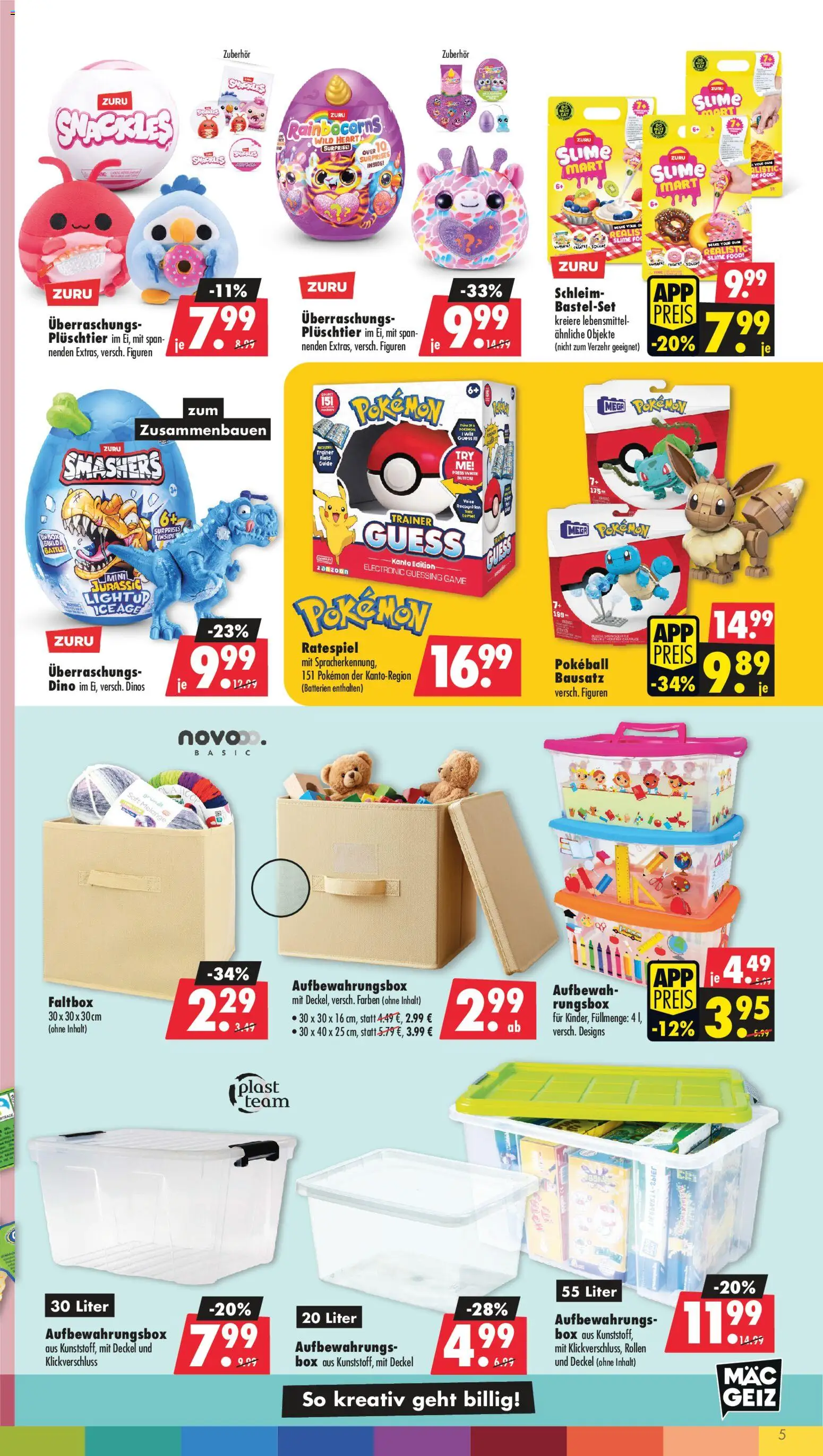 Mäc Geiz Prospekt 	 – gültig ab 02.03.2026 | Seite: 5 | Produkte: Batterien, Box