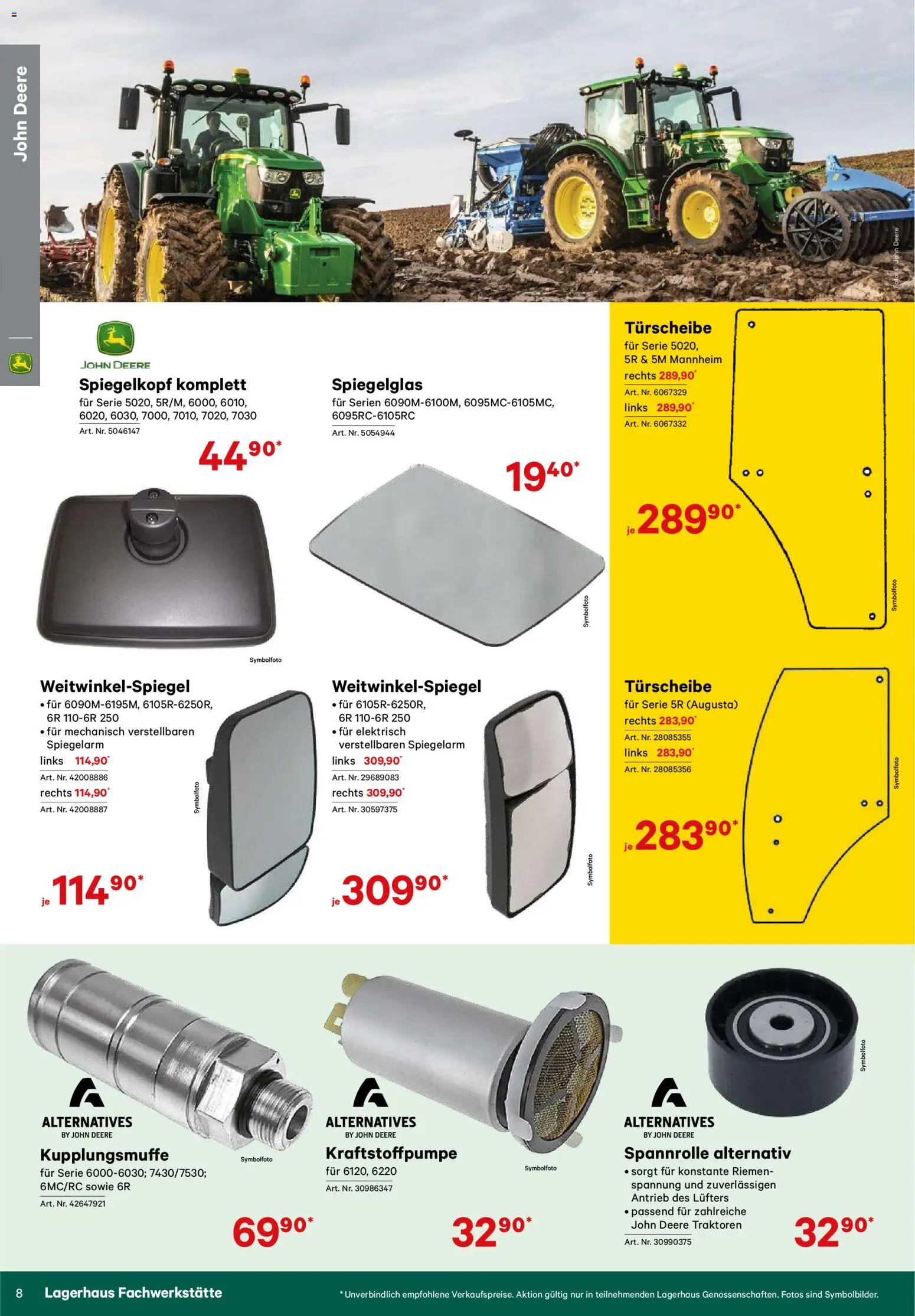 Lagerhaus Verschleißteile & Zubehör gültig ab 01.01.2026 | Seite: 8