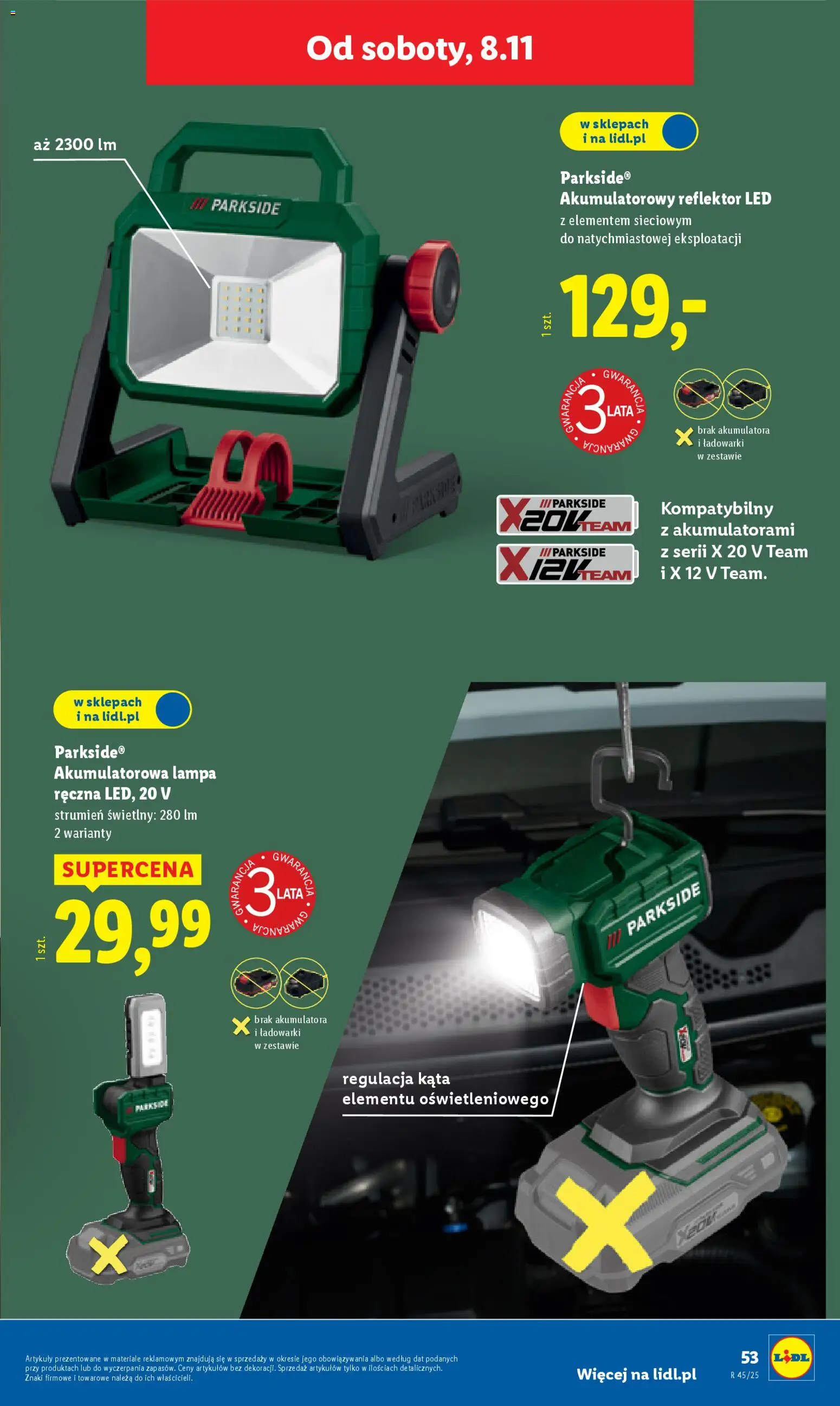 Lidl Katalog od 03.11.2025 | Strona: 57 | Produkty: Lampa