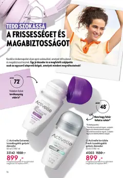 Katalógus Oriflame 2025/14 - amely érvényes a következő dátumtól: 01.10.2025 | Oldal: 16 | Termékek: Dezodor, Izzadásgátló