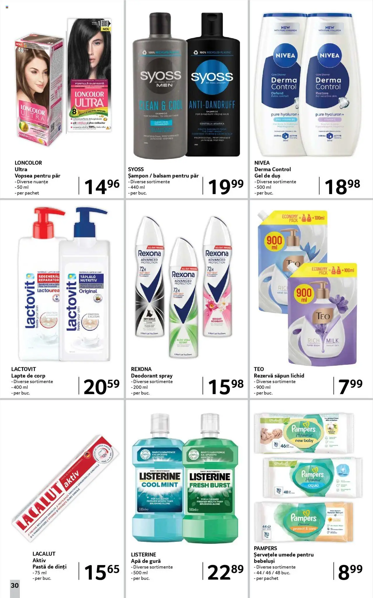 Catalog Selgros - Food – valabil de la 22.08.2025 | Pagină: 30 | Produse: Vopsea, Balsam, Pastă de dinți, Rezervă săpun