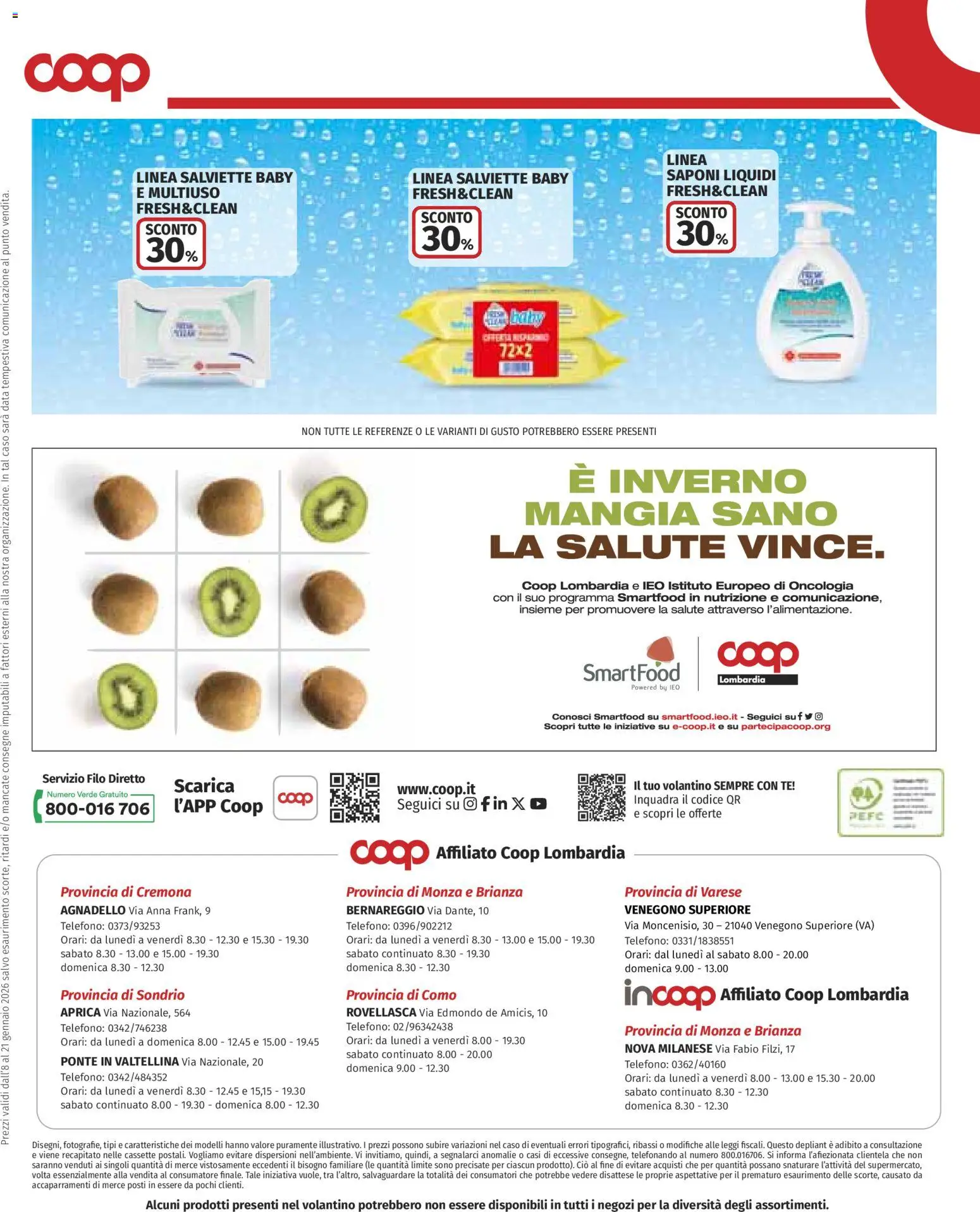 Volantino COOP del 08.01.2026 | Pagina: 18 | Prodotti: Tè, Data, Telefono