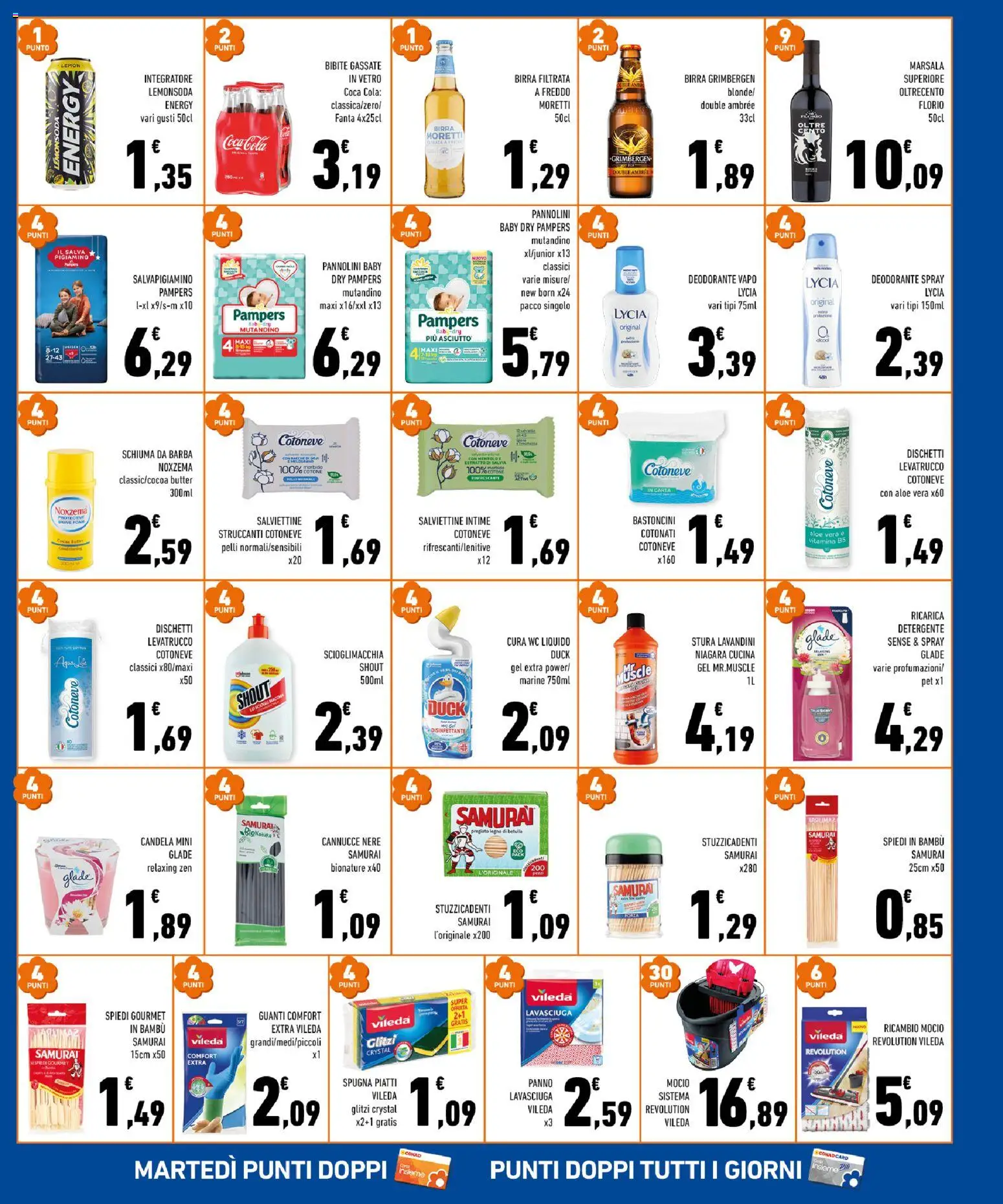 Volantino Conad del 15.04.2026 | Pagina: 7 | Prodotti: Lavasciuga, Fanta, Aloe vera, WC