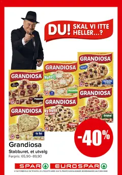 Forhåndsvisning av GRANDIOSA Kjøttdeig & Løk, Vi snakker EKTE kjærlighet gyldig fra 13.04.2026 | Side: 8 | Produkter: Ost, Løk, Kjøttdeig, Кришка