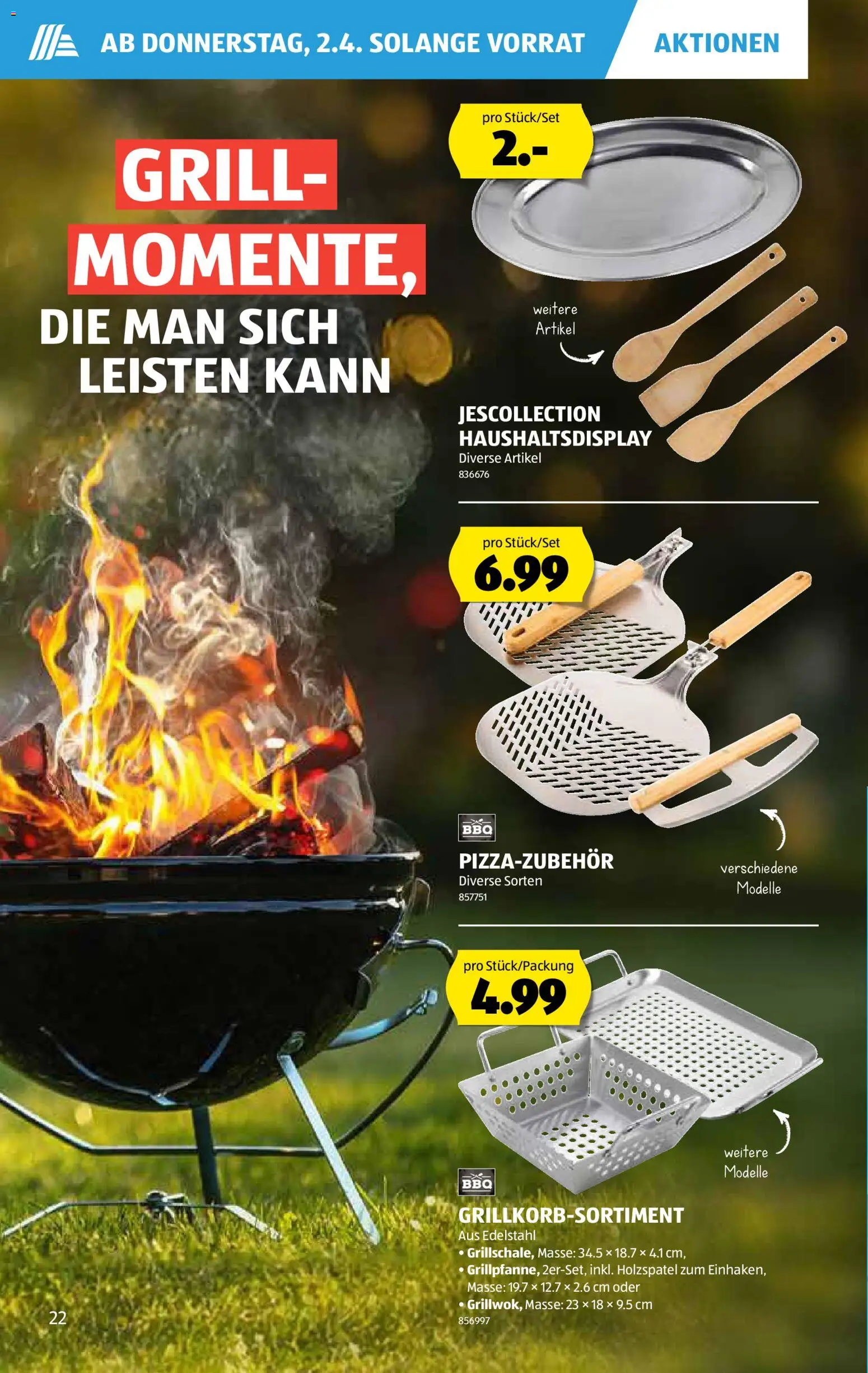Aldi aktionen – gültig ab 02.04.2026 | Seite: 23 | Produkte: Grill