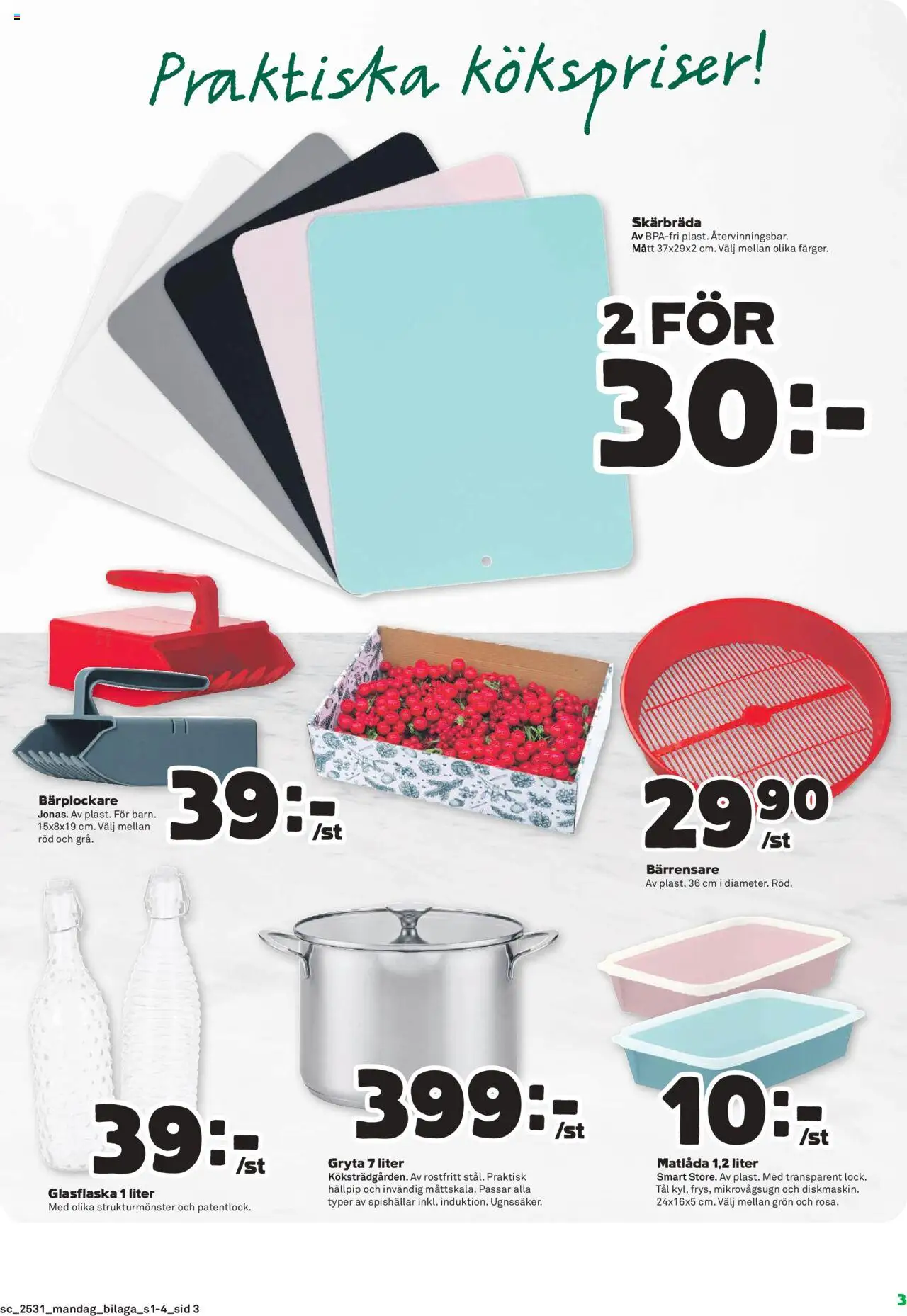 Stora Coop reklamblad aktuell från 28.07.2025 | Sida: 15 | Produkter: Matlåda, Bärplockare, Mikrovågsugn