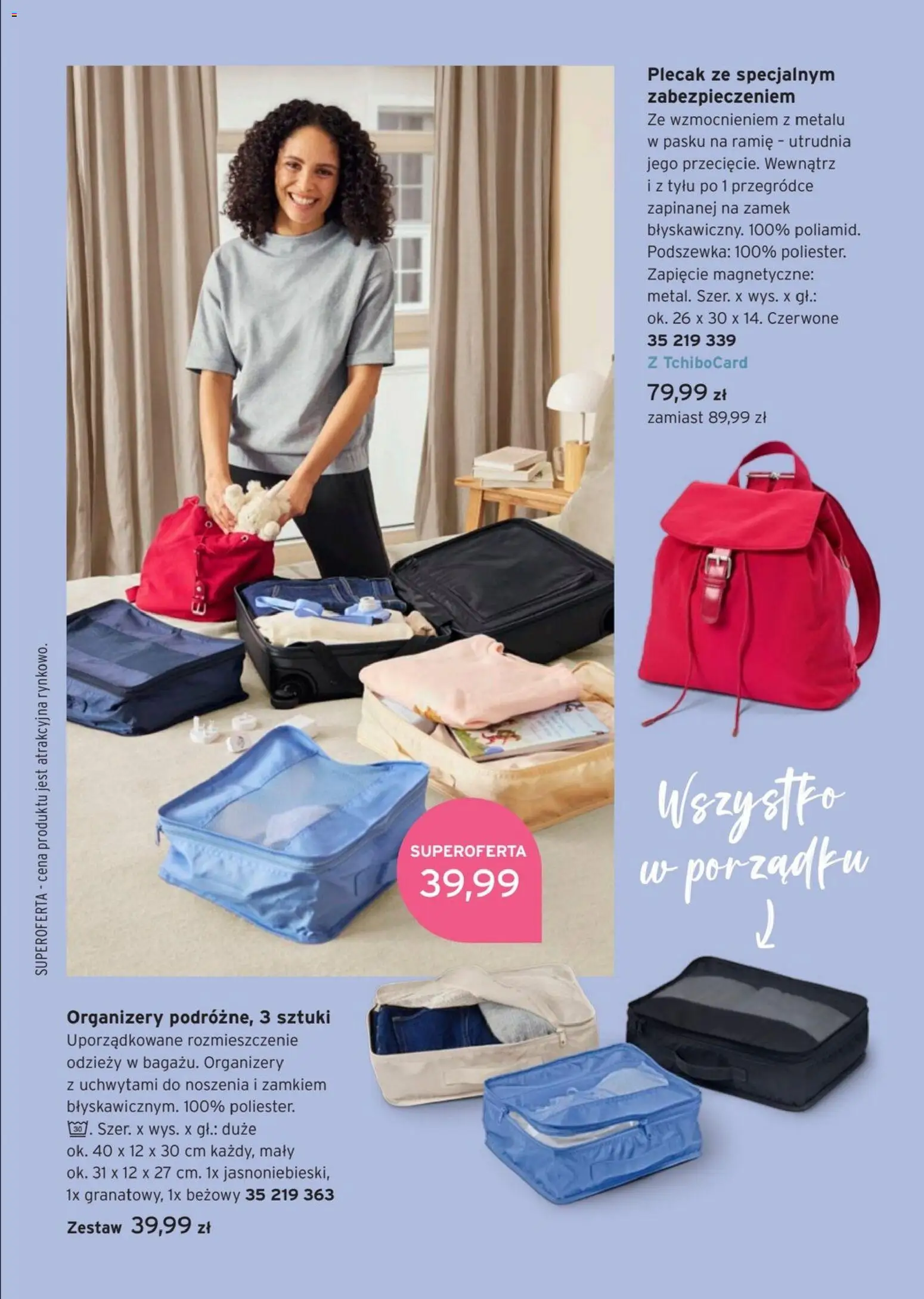 Tchibo promocje od 28.04.2026 | Strona: 6 | Produkty: Plecak