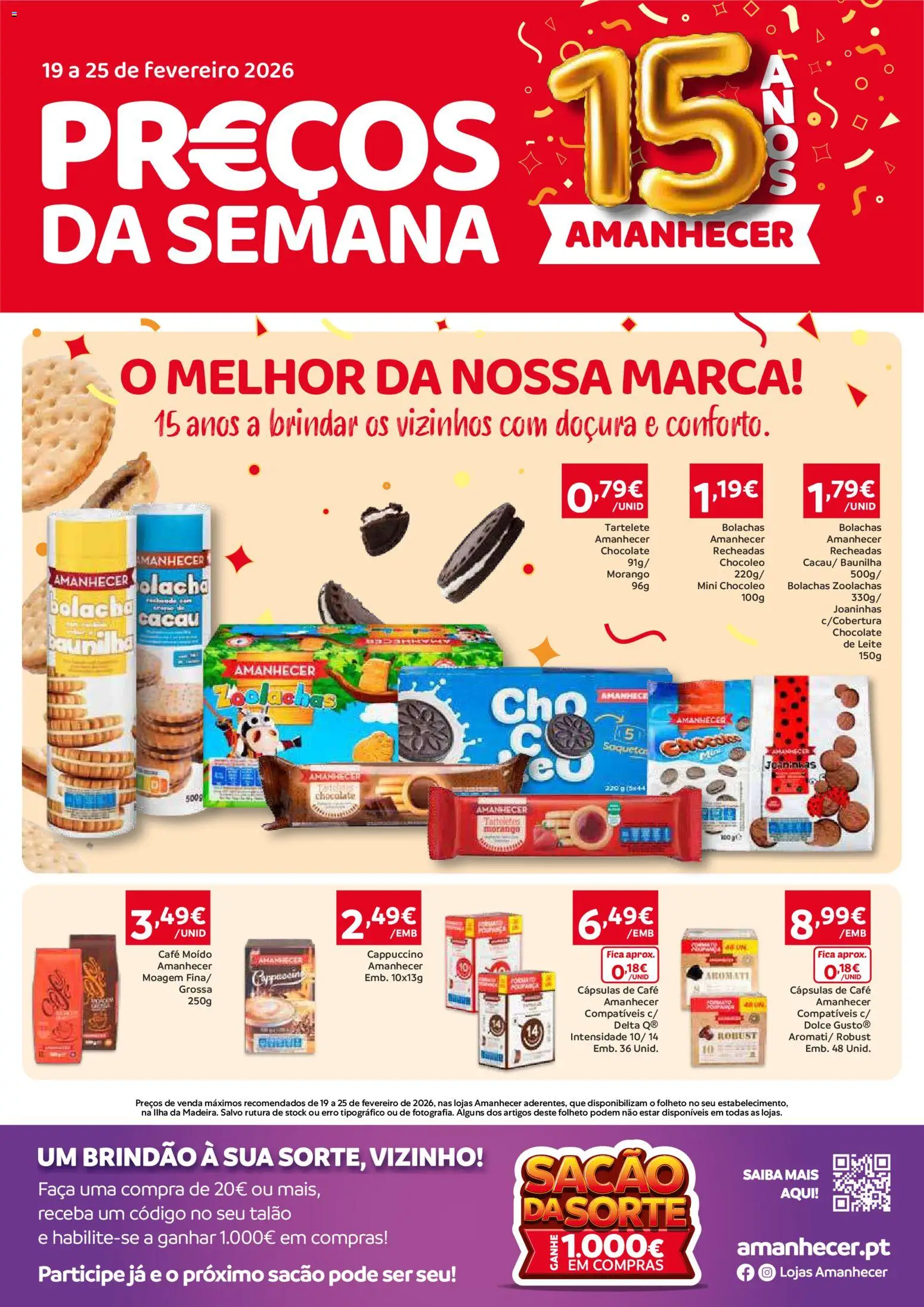 Amanhecer Folheto Madeira │ válido de 19.02.2026 | Página: 1