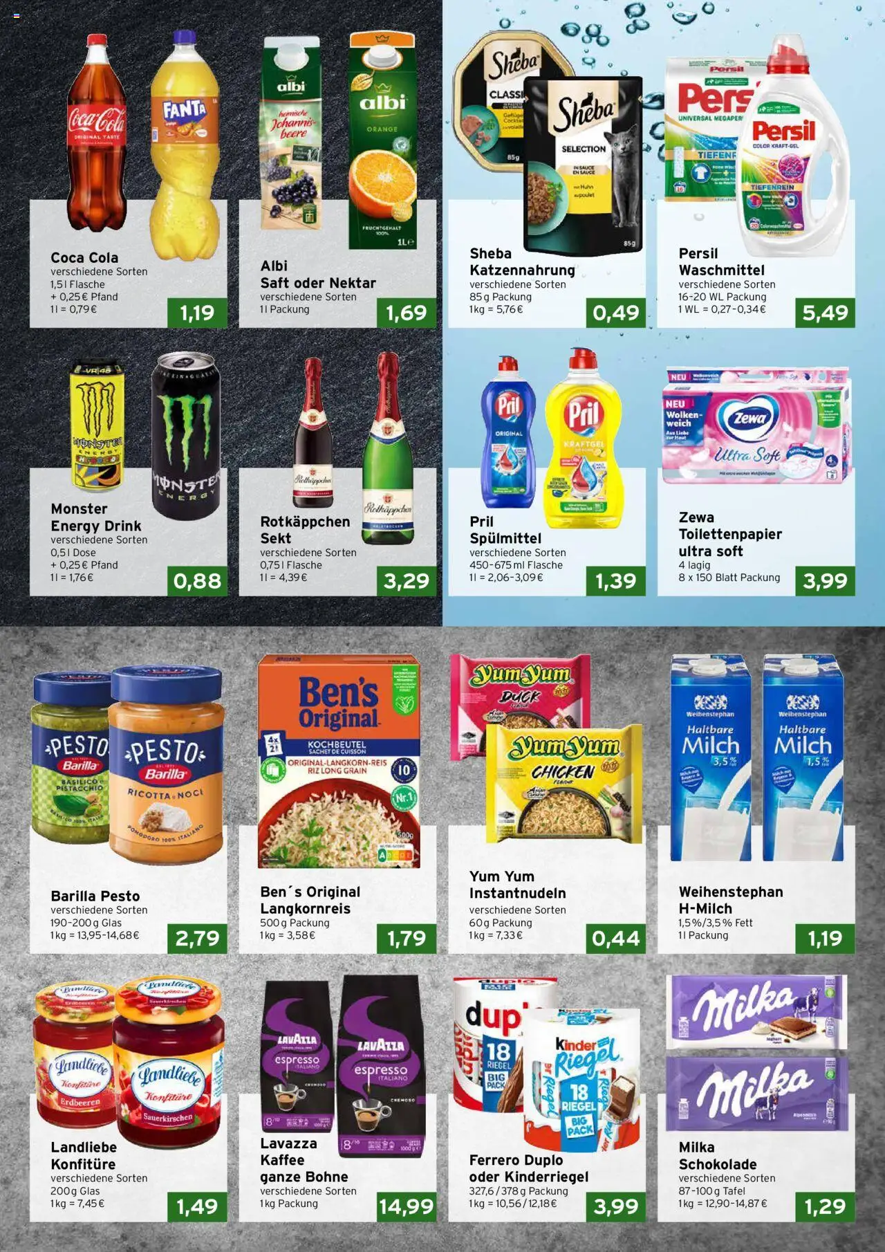 CAP Markt Prospekt - gültig ab dem 28.07.2025 | Seite: 3 | Produkte: Lavazza, Sheba, Milch, Kaffee